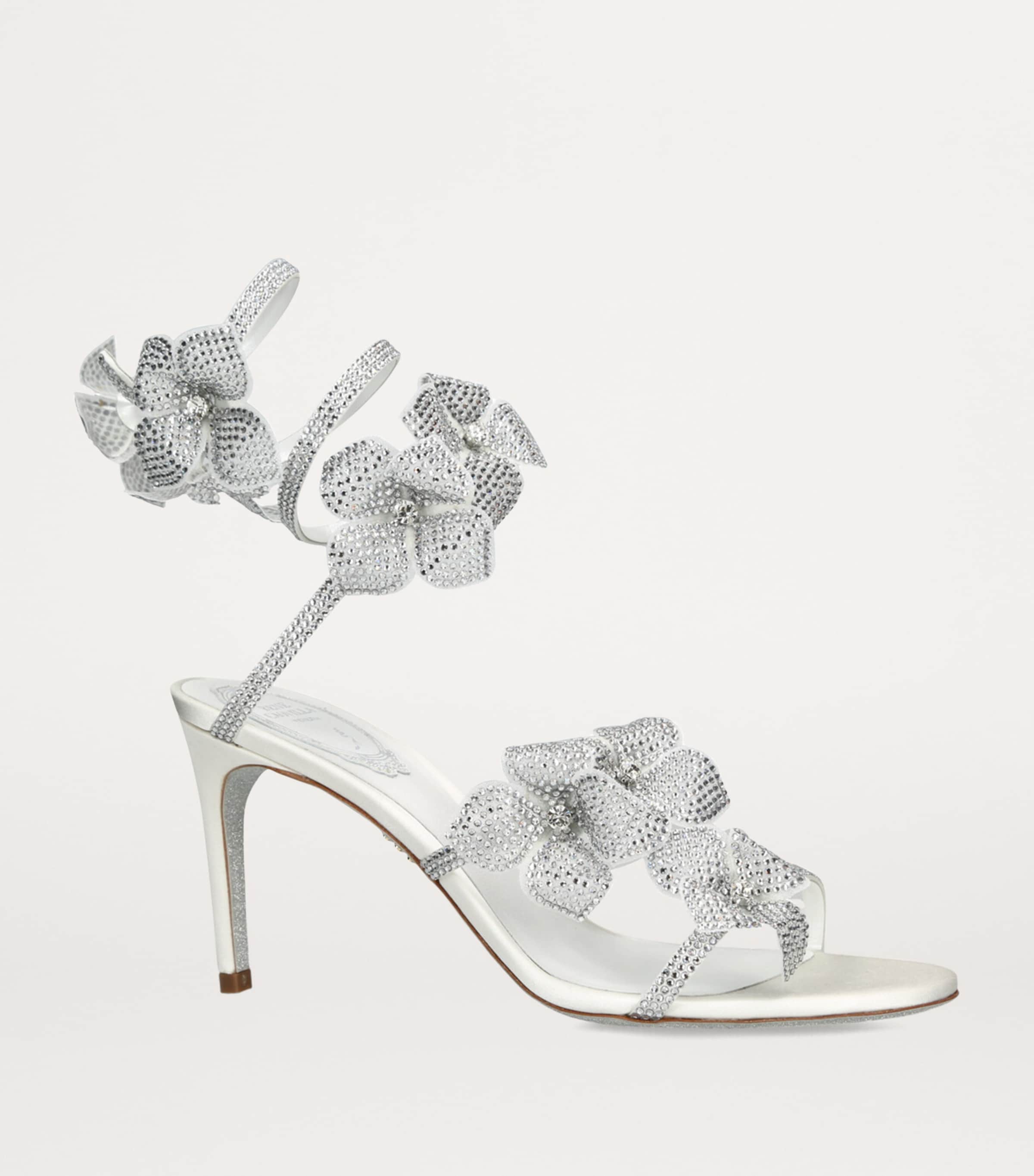 Embellished Floriane Sandals 80 WHITE Image 3