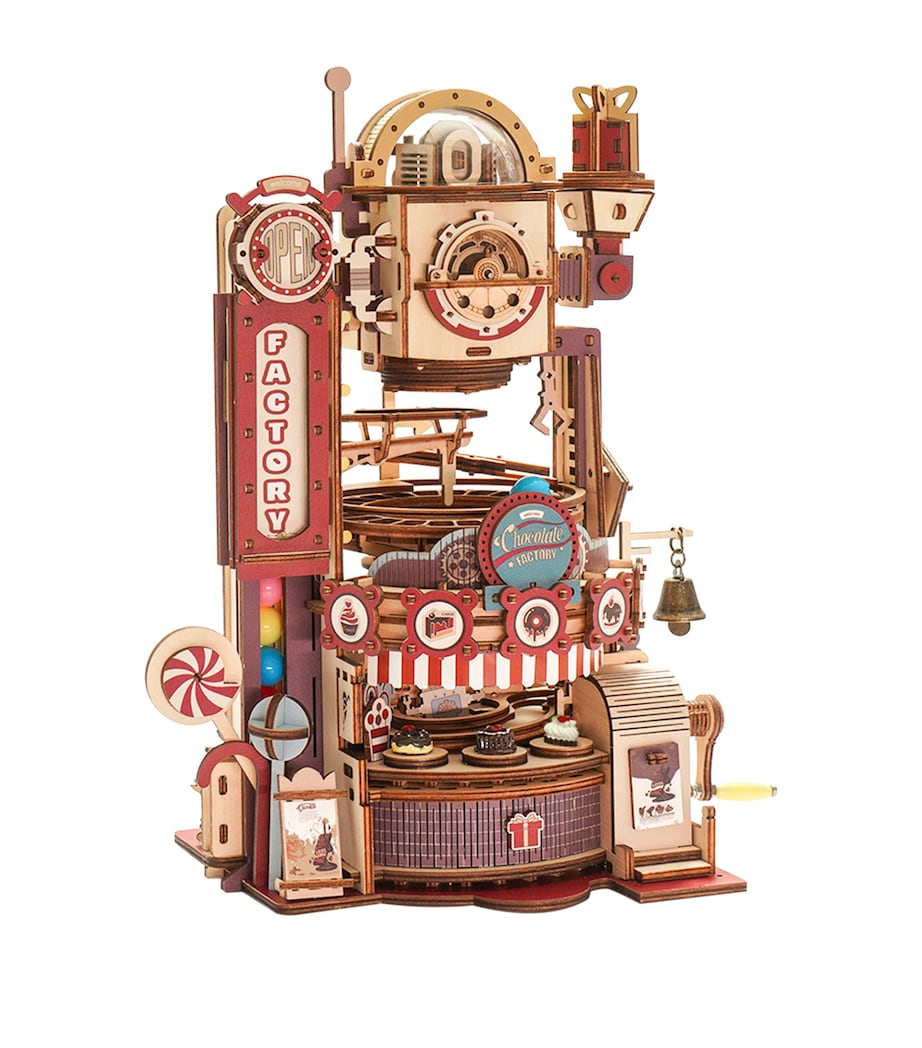 Robotime Chocolate Factory Marble Run 3D Puzzle Image 1