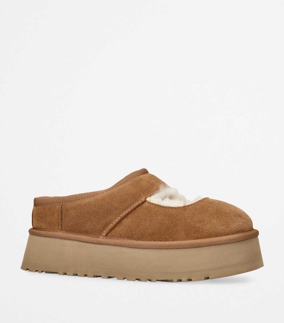 Suede Bea Mary Jane Slippers CHESTNUT Image 3