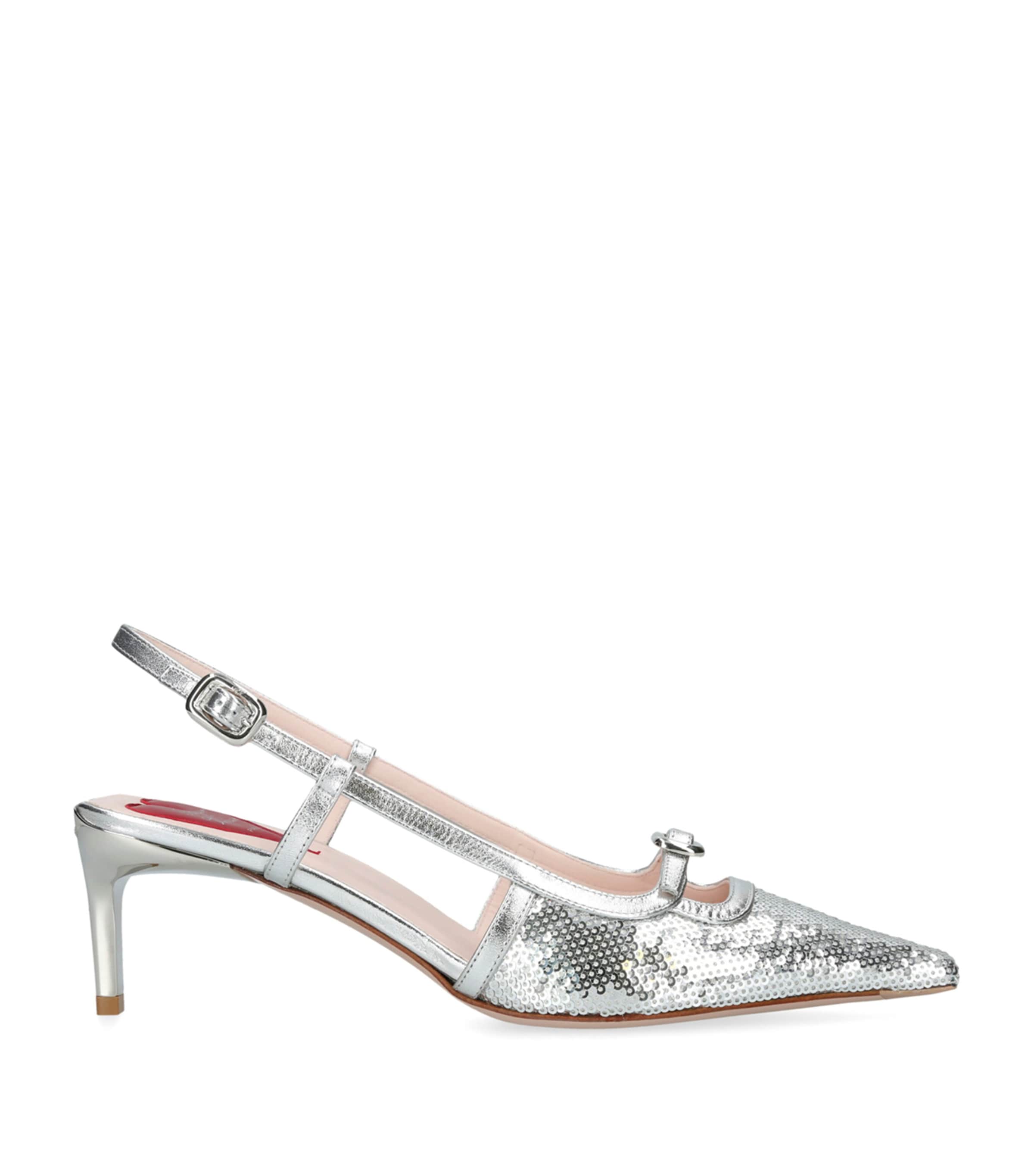 パンプス ROGER VIVIER MINI BUCKLE SLINGBACK PUMPS Roger Vivier Mini Buckle Slingback Heels 55 | Harrods US