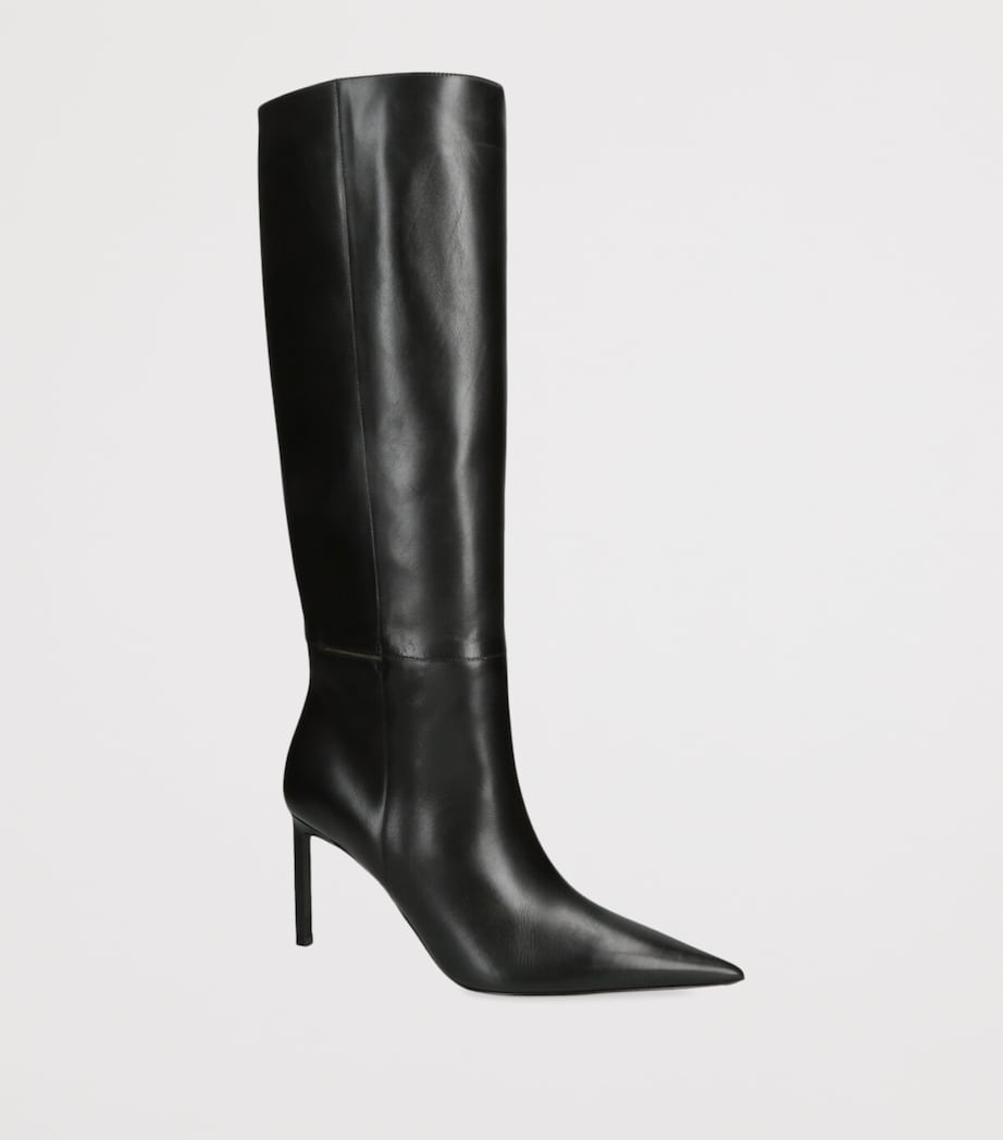 Leather Julianne Knee-High Boots 85 BROWN Image 3