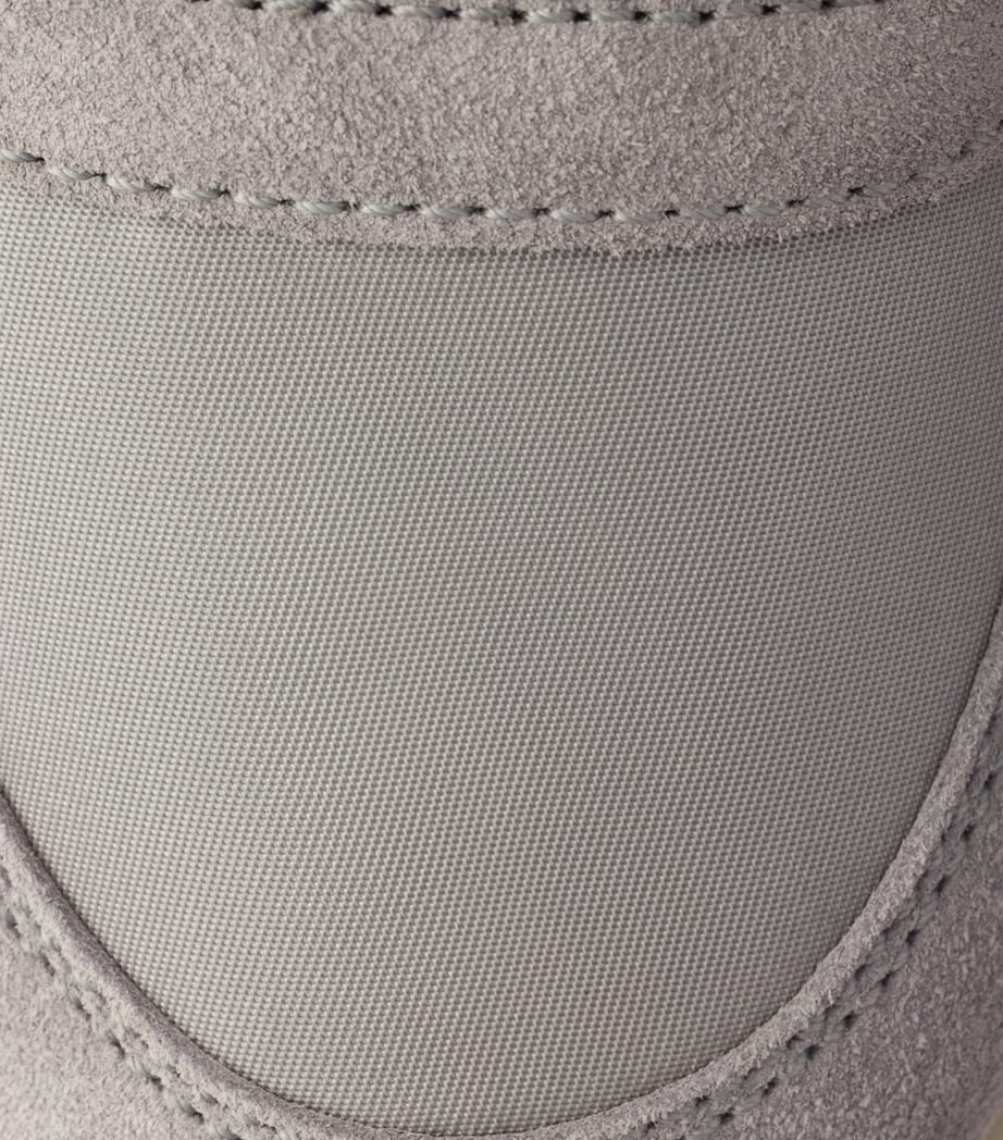 Suede and Re-Nylon Downtown Sneakers F073X Image 5