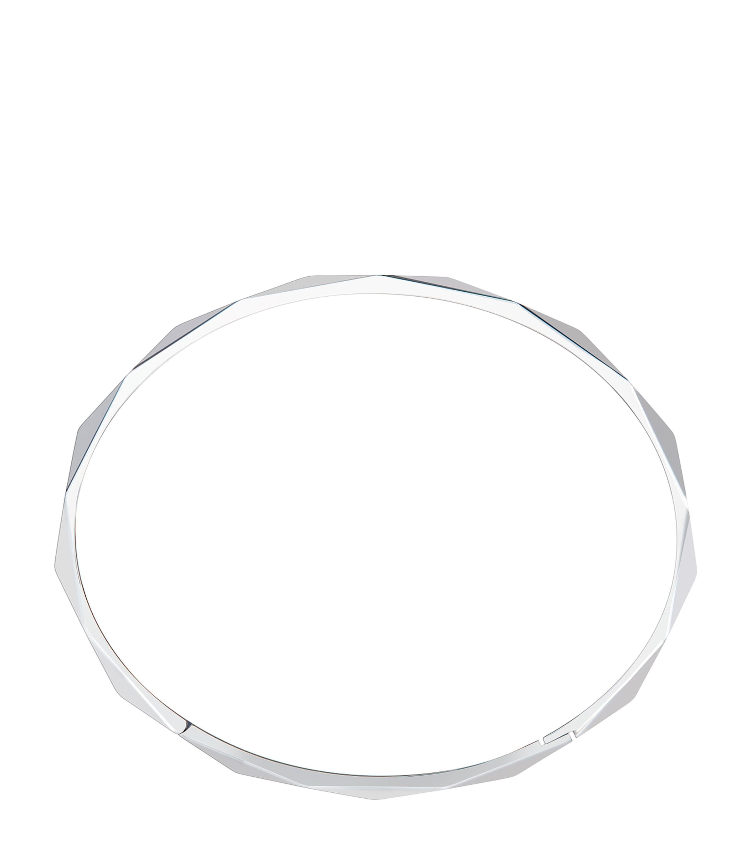 White Gold Facette Bracelet WHITE GOLD Image 2