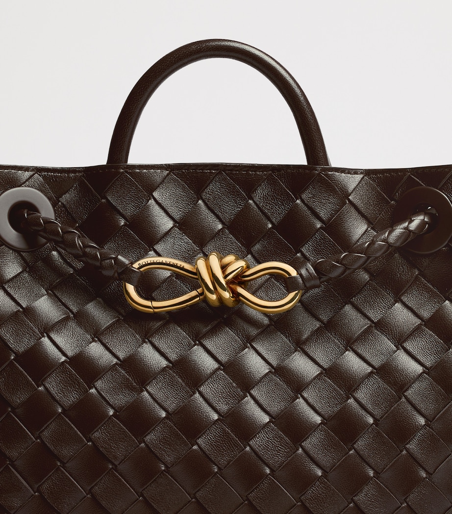 Small Leather Andiamo Top-Handle Bag FONDANT-M BRASS-FOND Image 8