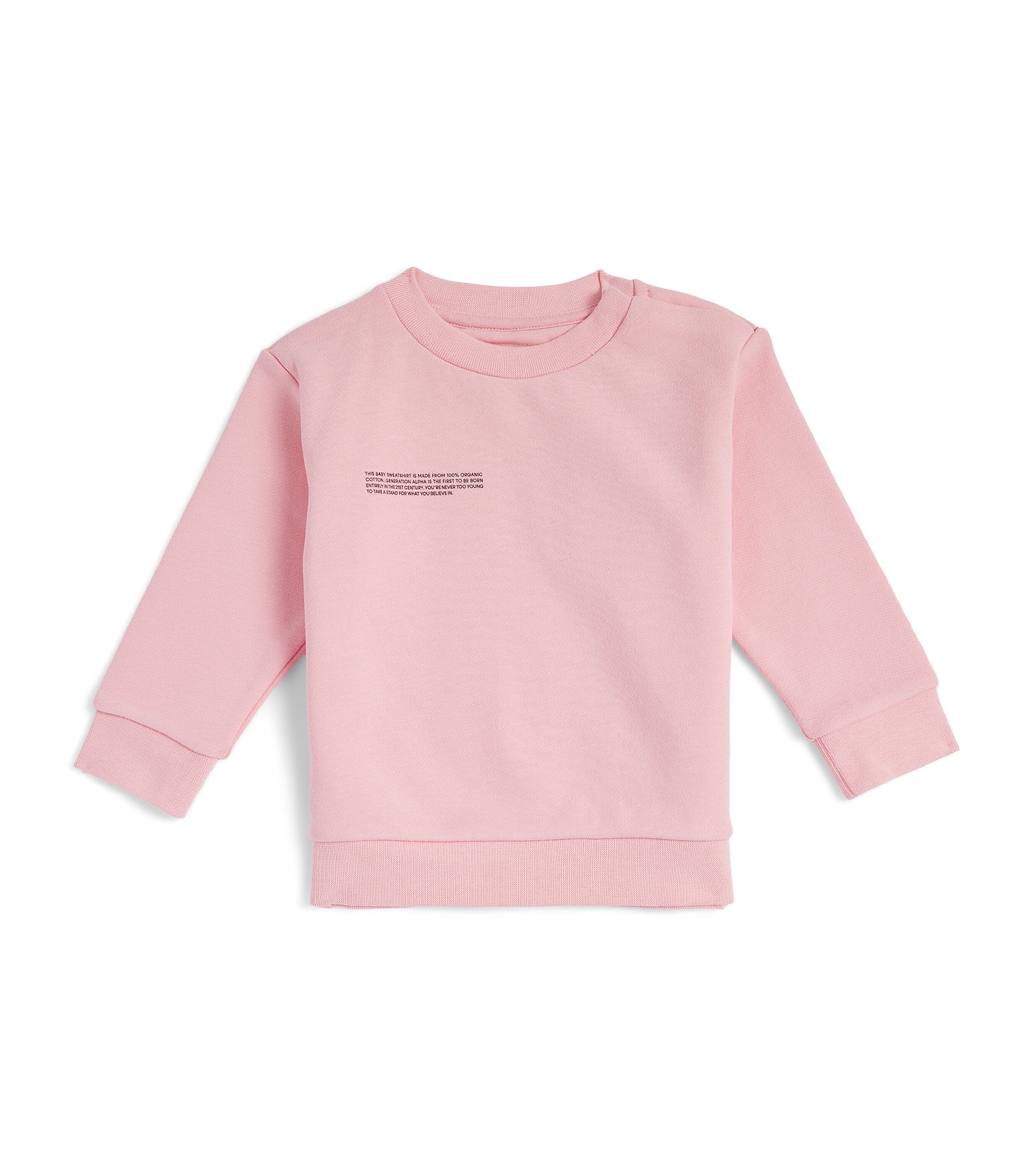 Pangaia Kids' Organic Cotton Sweatshirt In Pink