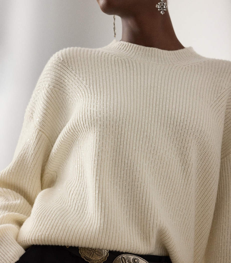 Cashmere Sweater CREAM Image 2