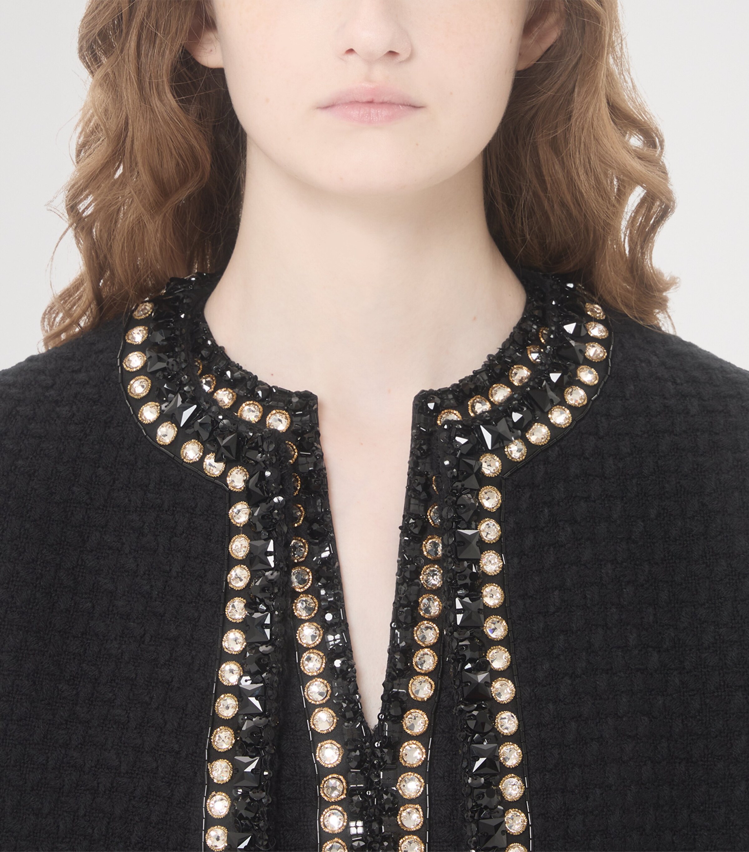 Virgin Wool-Blend Mini Dress NUD Image 7