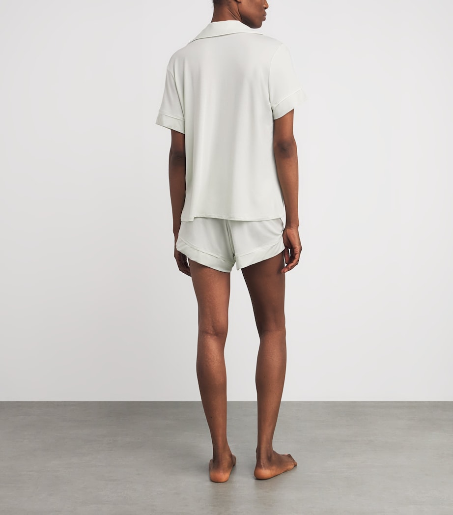 Eberjey Womens Gisele Pyjama Set Sfiv Seafoam/iv Image 4