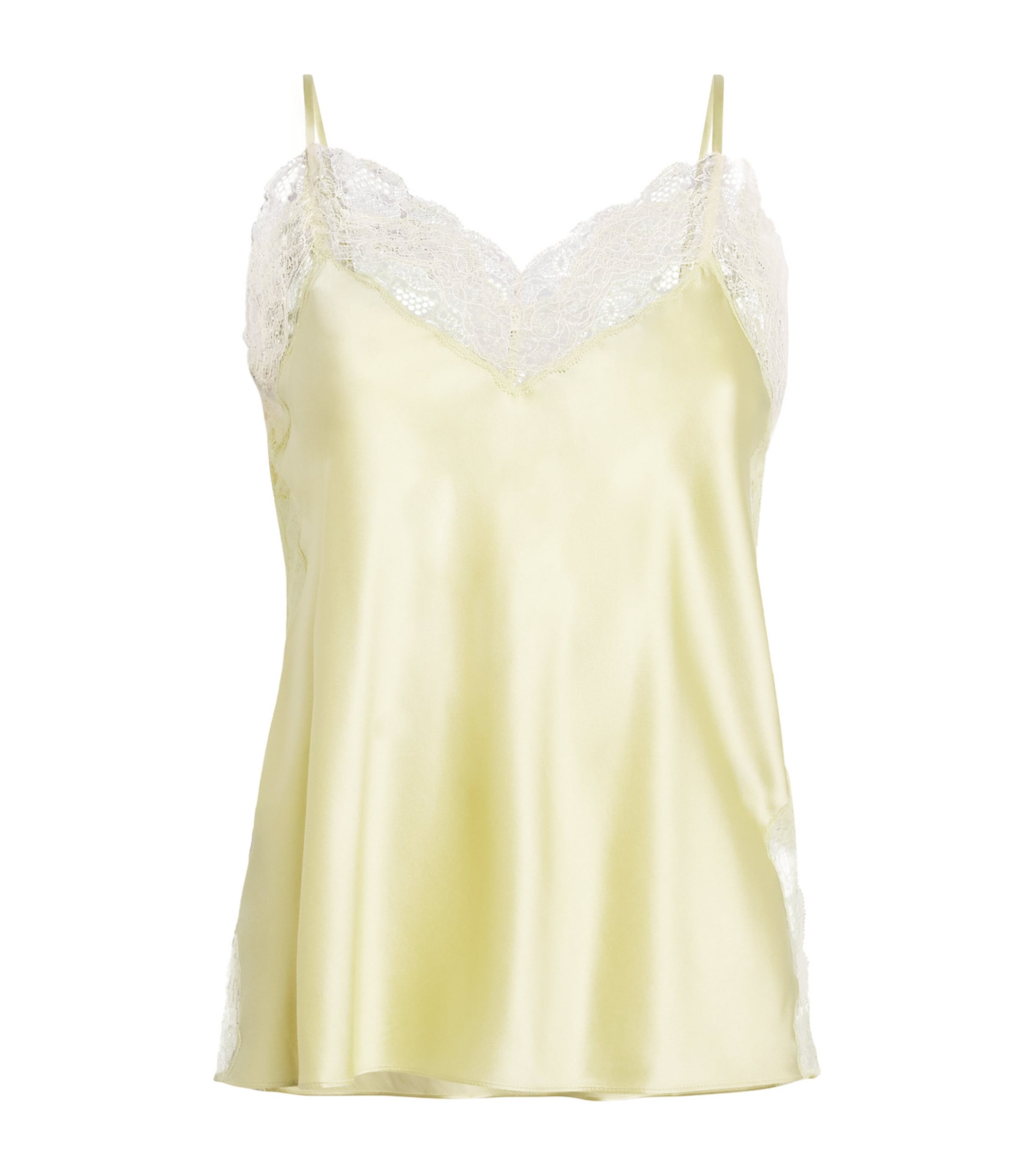 Veronica Beard Womens Silk-Blend Johanan Camisole Top Pistachio Image 1
