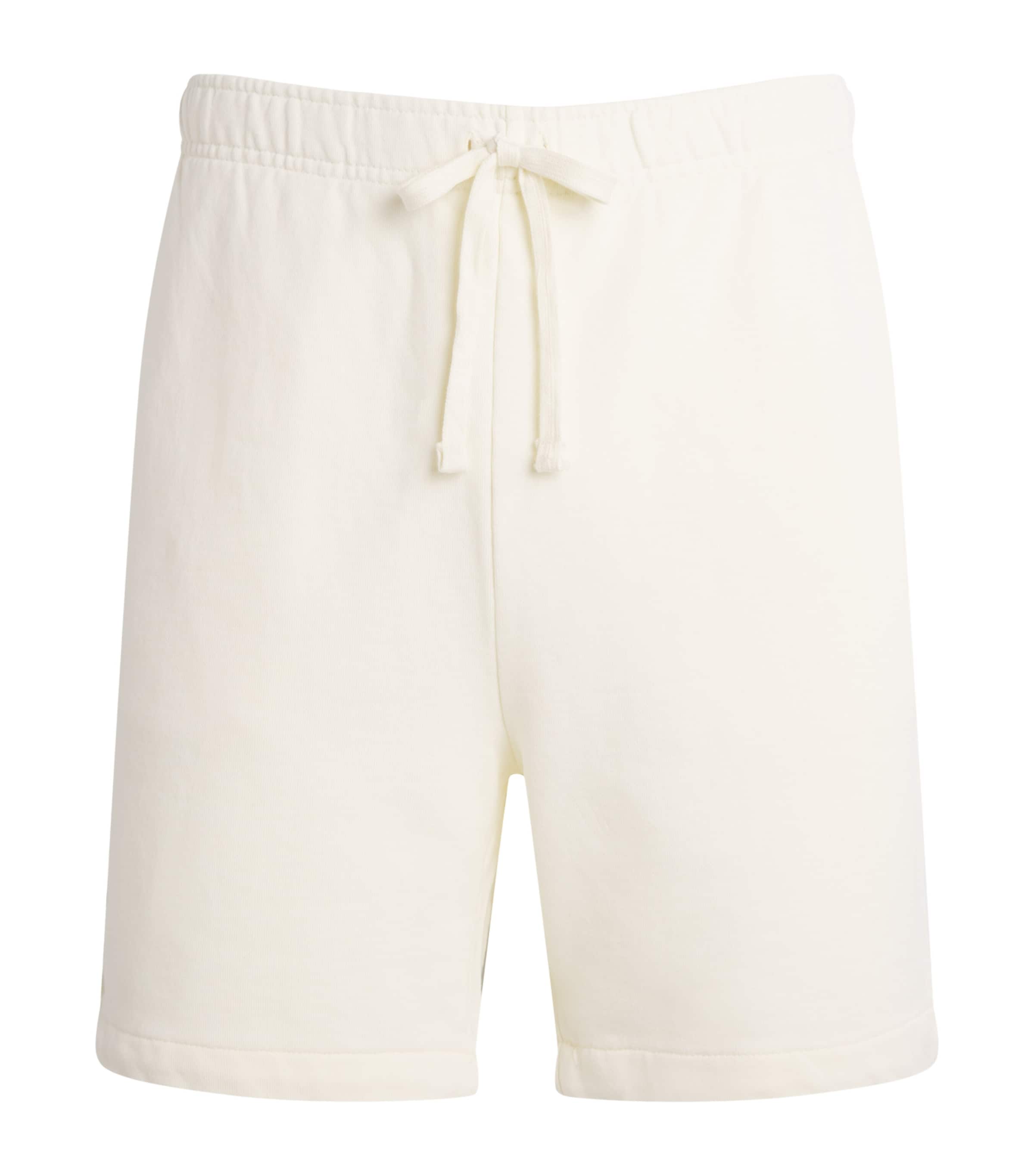 Polo Ralph Lauren Mens Cotton Terry Shorts Clubhouse Cream Image 1