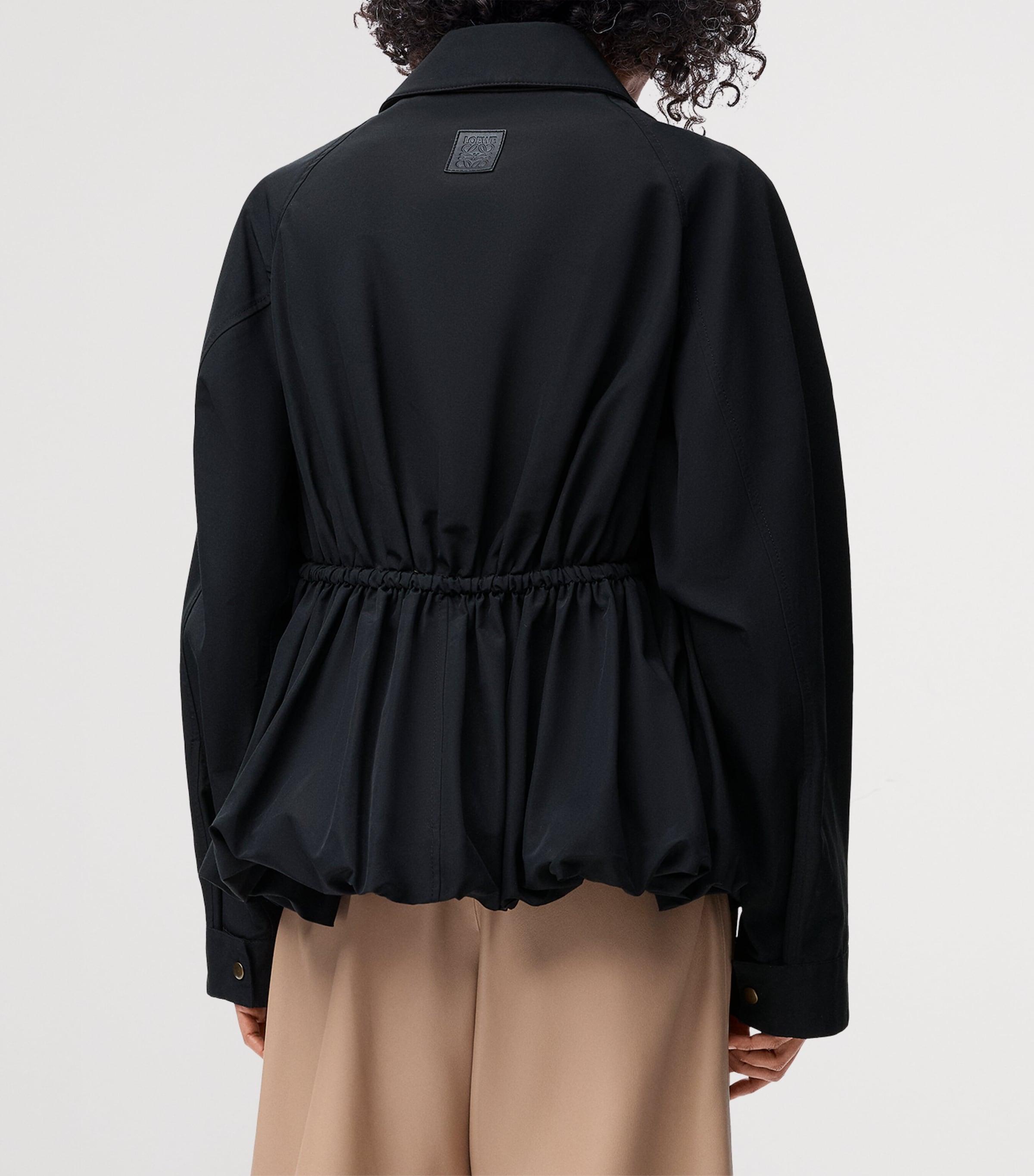 LOEWE Cotton-Blend Gathered Jacket | Harrods US