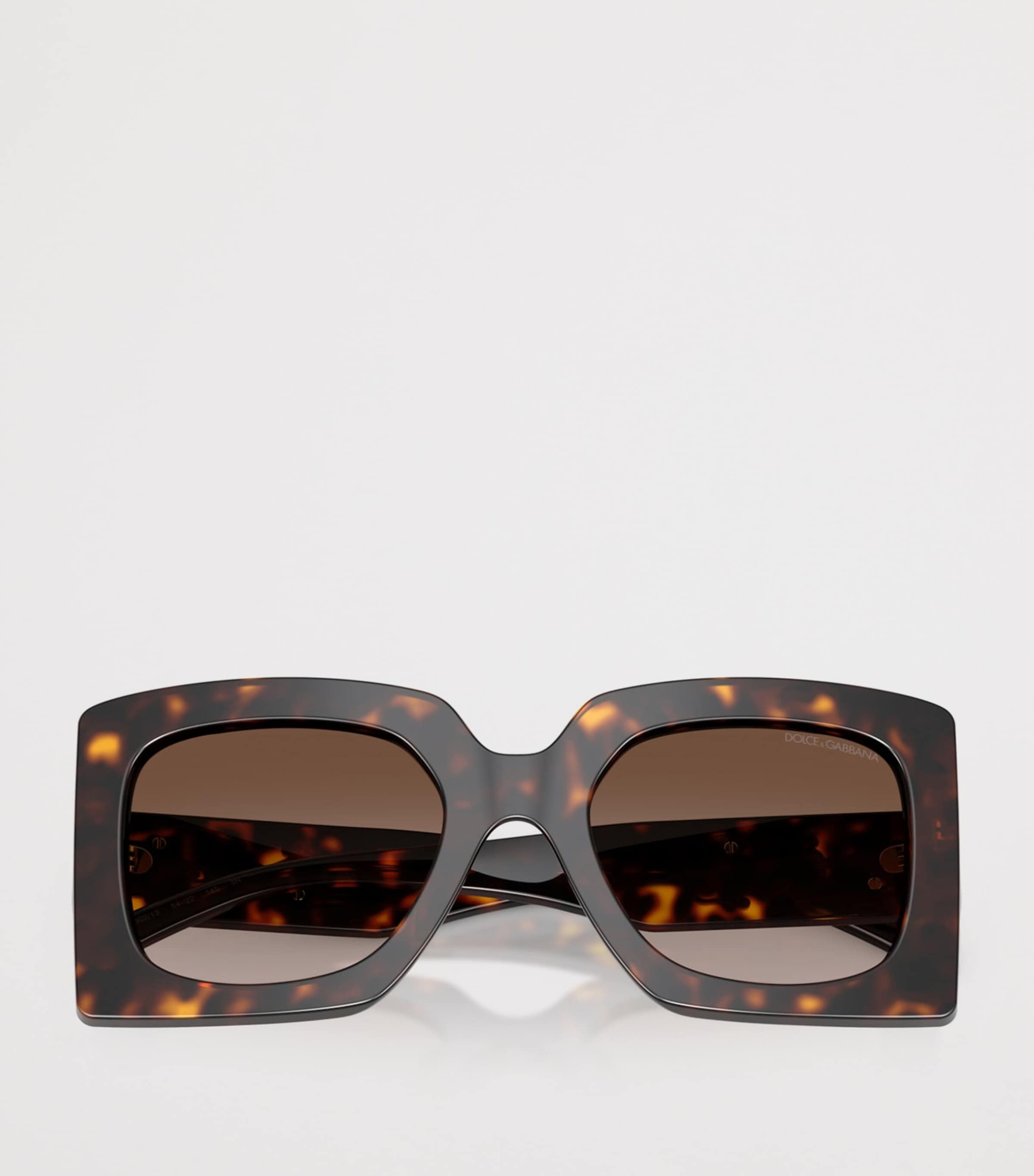 Dolce&Gabbana Tortoiseshell Square Sunglasses Brown Image 5