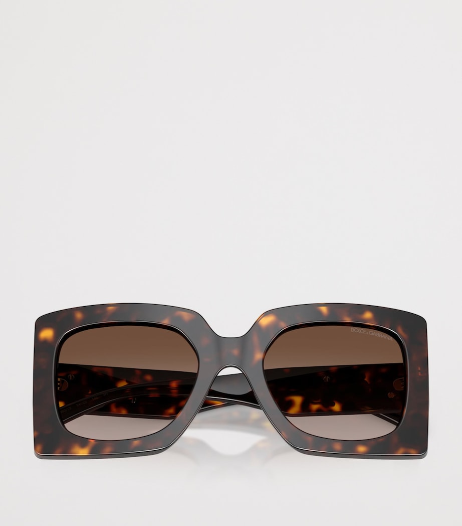 Dolce&Gabbana Tortoiseshell Square Sunglasses Brown Image 5