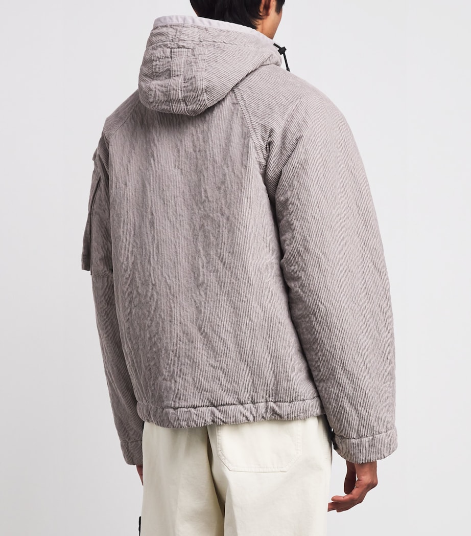Cotton-Blend Corduroy Anti-Drop Field Jacket V0061 Image 4