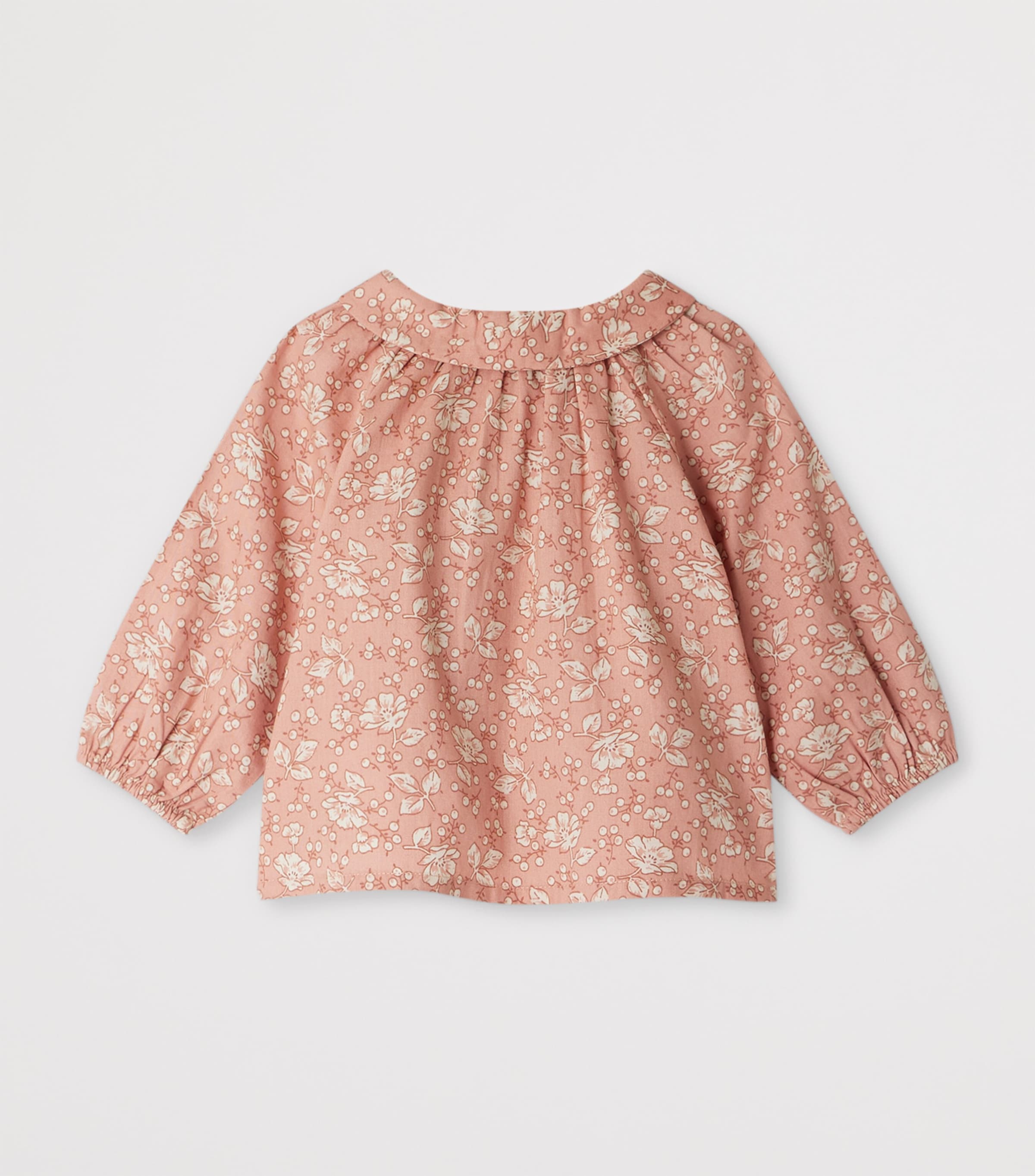 Organic Cotton Domino Blouse (6-18 Months) FL ROSE FARD Image 2
