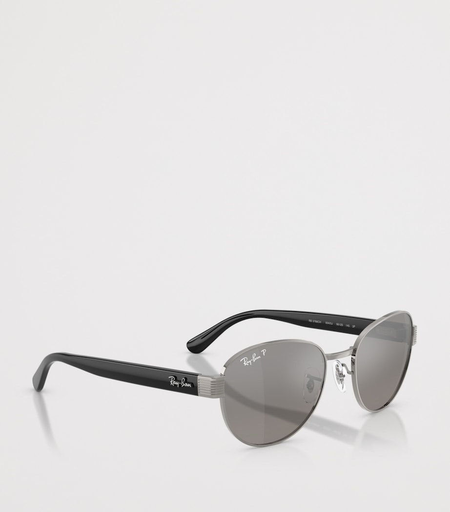 Ray-Ban RB3766 Polarized+ Lenses Square Sunglasses Grey Image 6