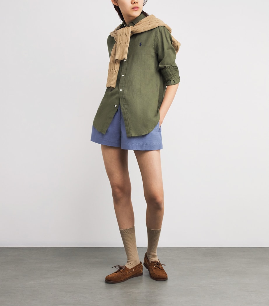 Linen Classic Fit Shirt SUPPLY OLIVE Image 2