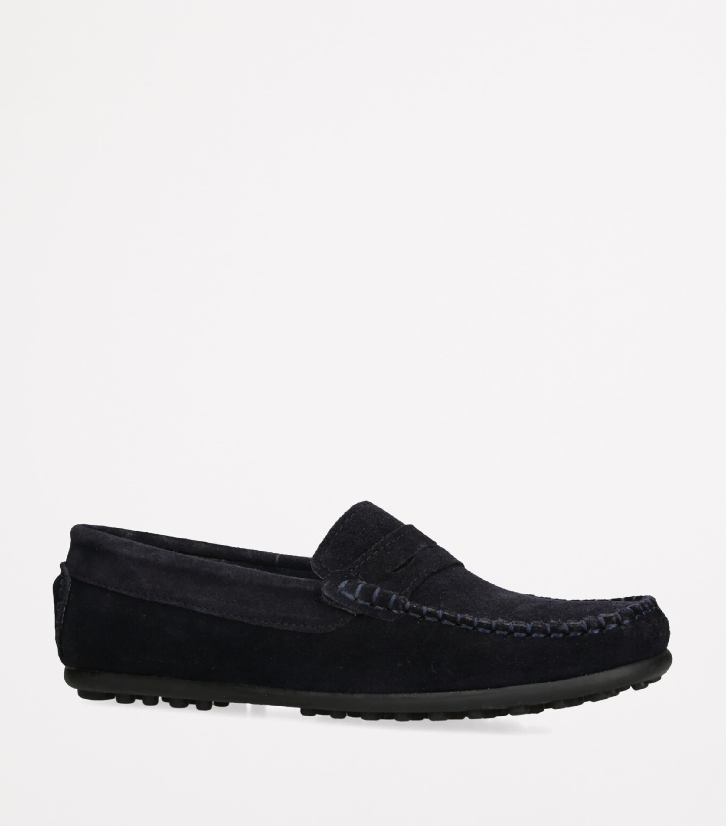 Leather Felix Loafers NAVY Image 3