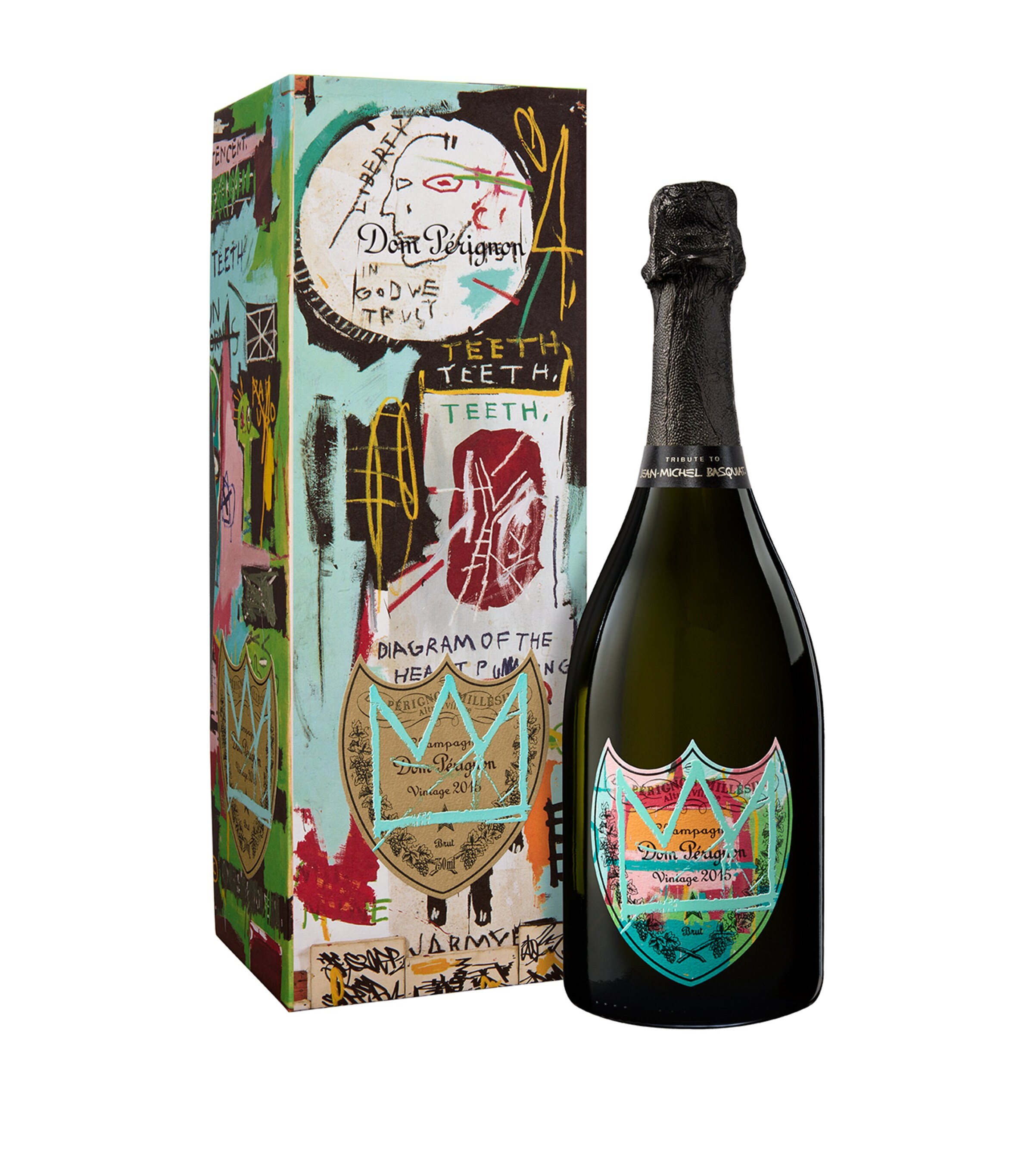 Dom Pérignon Special Edition Tribute to Jean-Michel Basquiat Champagne 2015 (75cl) - Champagne, France Image 2