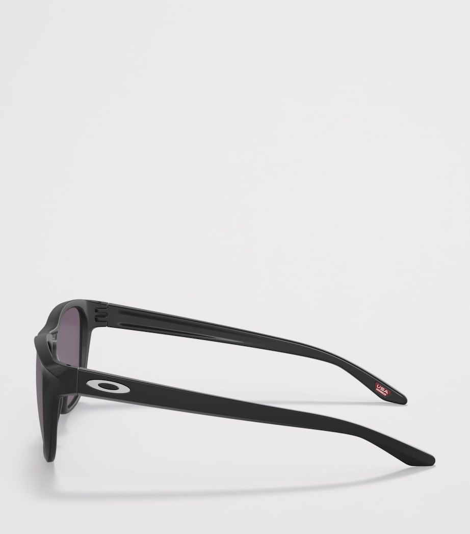 Oakley Manorburn Square Sunglasses Black Image 3