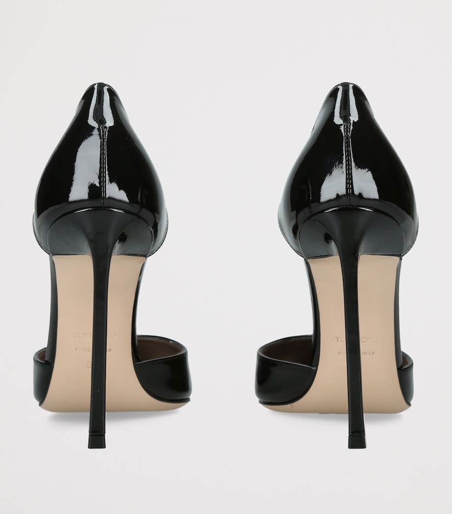 TOM FORD Patent Leather D’Orsay Pumps 105 Black Image 4