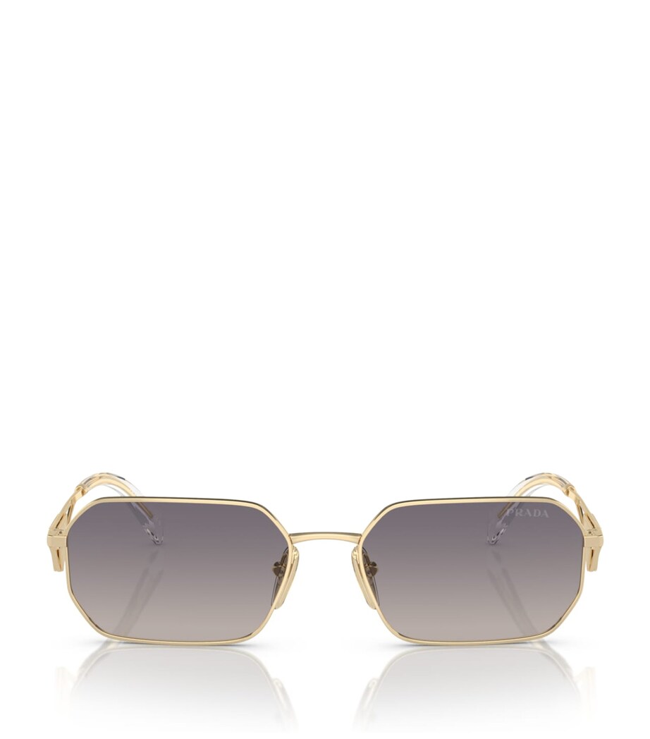 Prada Metal Rectangular Sunglasses Image 1