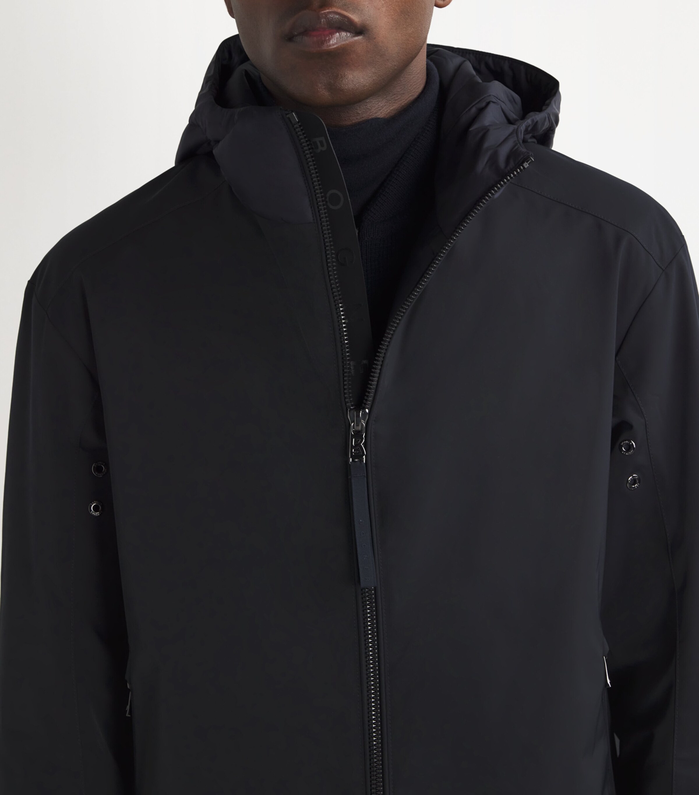 Bogner Mens Water-Resistant Jaron Parka Navy Image 6
