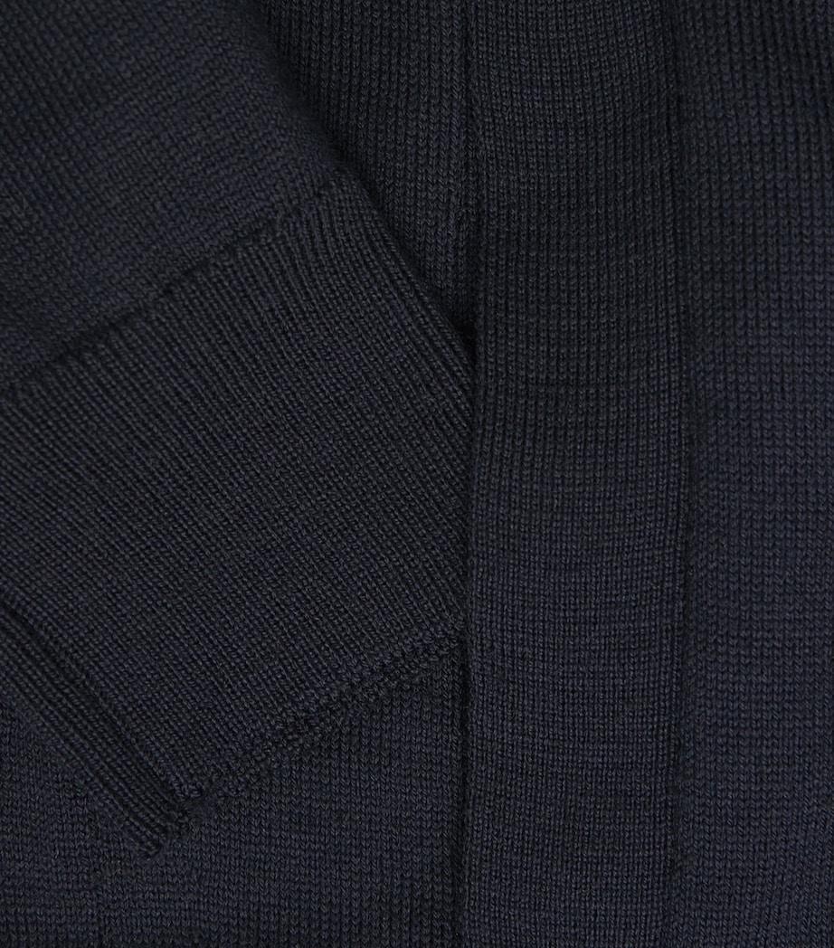 Merino Wool Hybrid Overshirt MIDNIGHT Image 5
