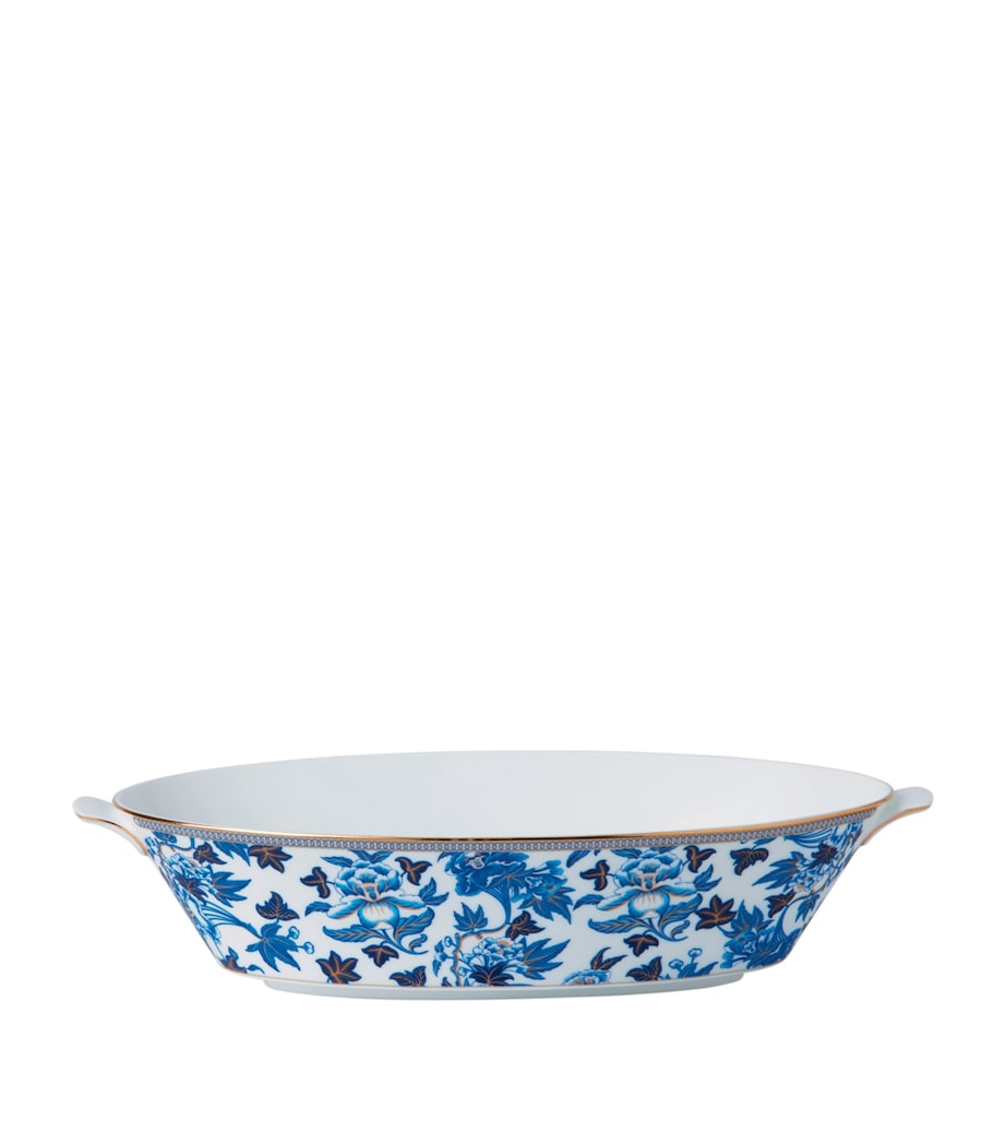 Hibiscus Oval Serving Dish (1.3L) MULTI Image 1