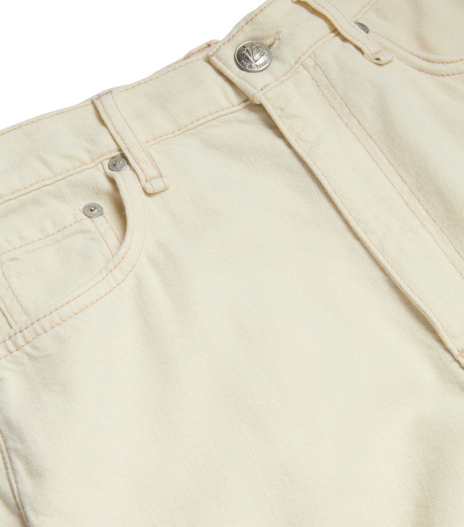 Andi High-Rise Wide-Leg Jeans ECRU Image 2