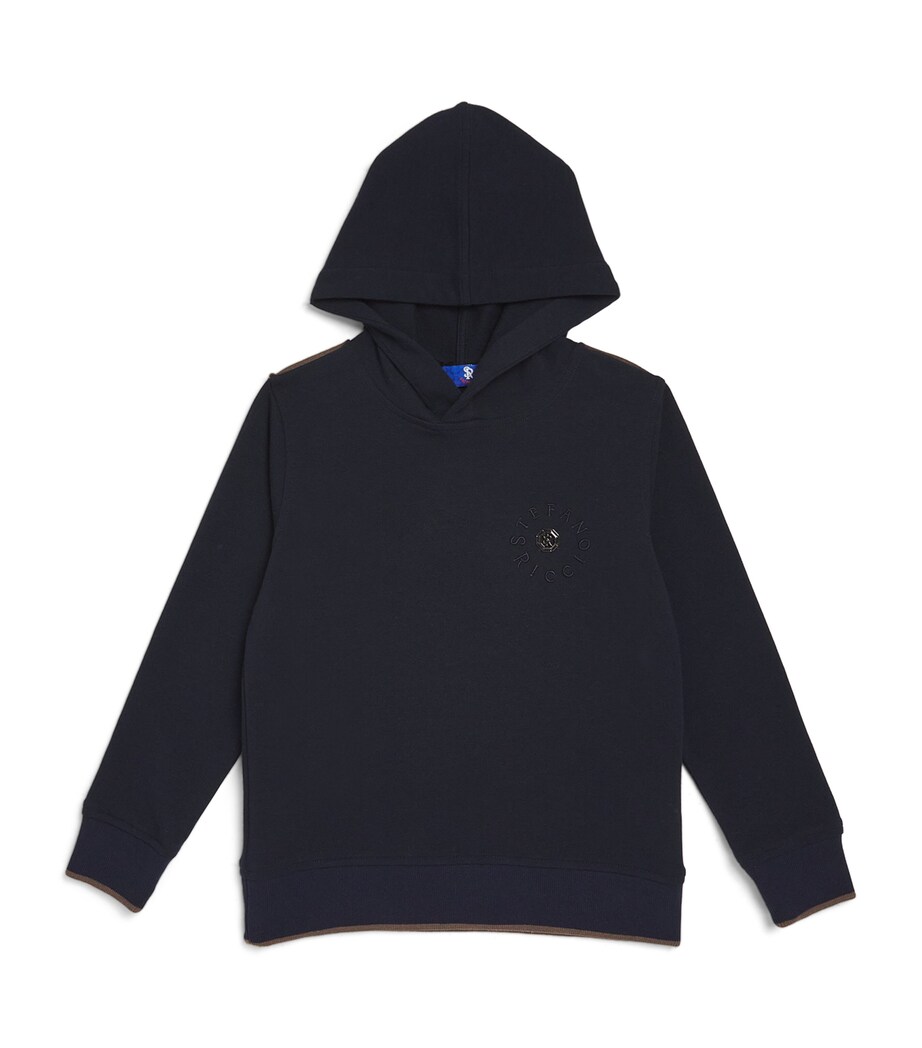 Embroidered Logo Hoodie (4-16 Years) 3198NAVY Image 1