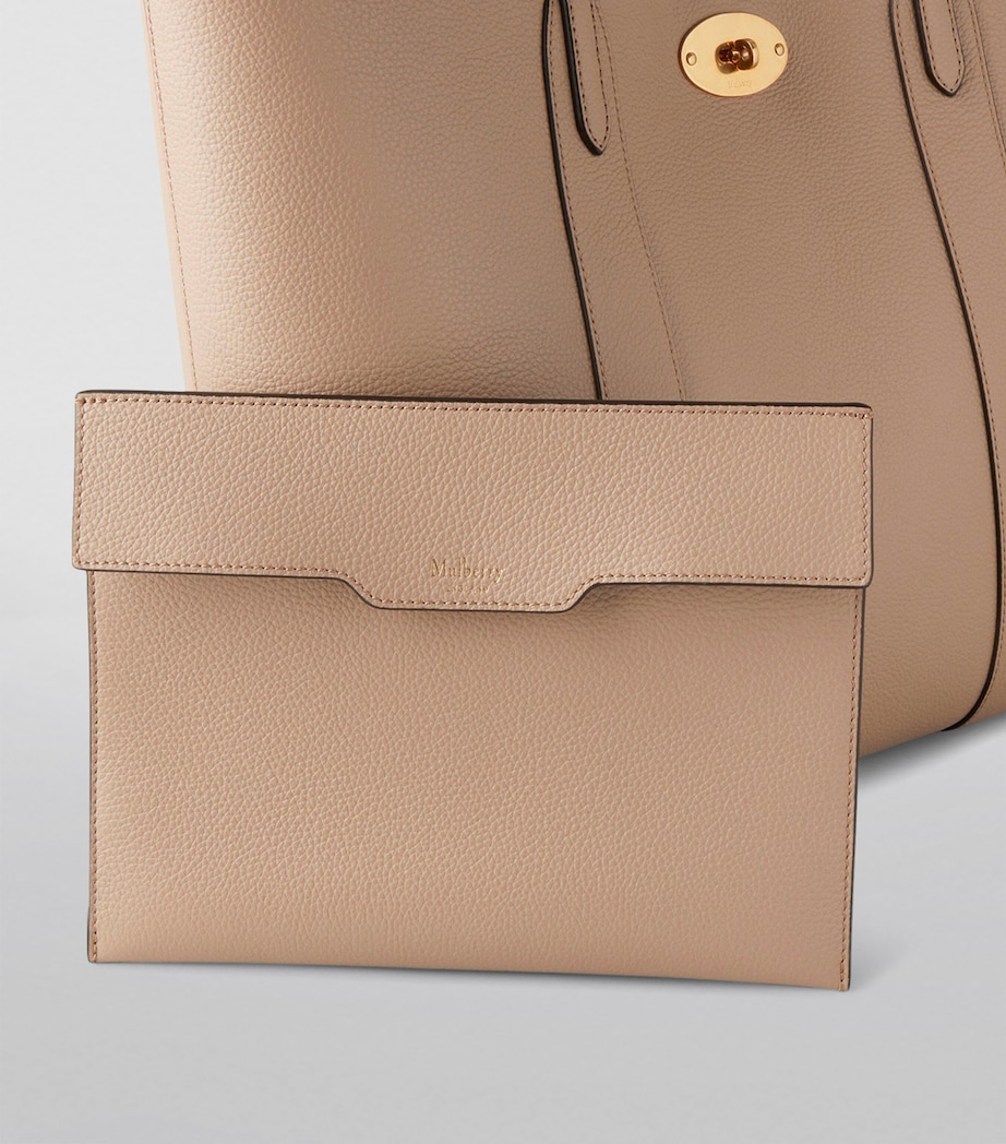 Leather Bayswater Tote Bag MAPLE Image 7