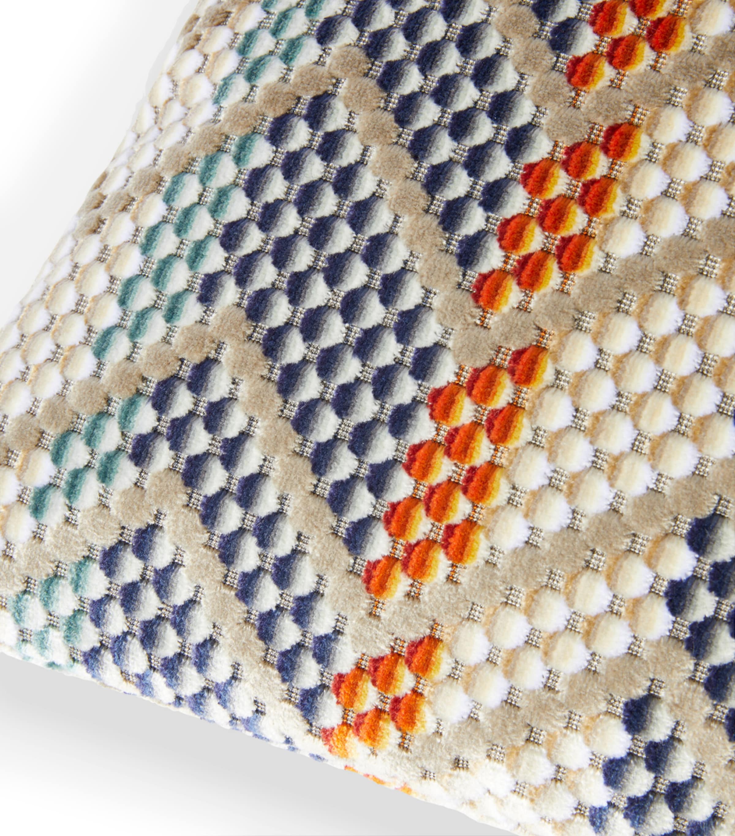 Missoni Home Squame Cushion (40cm x 40cm) Orng Multi Image 2