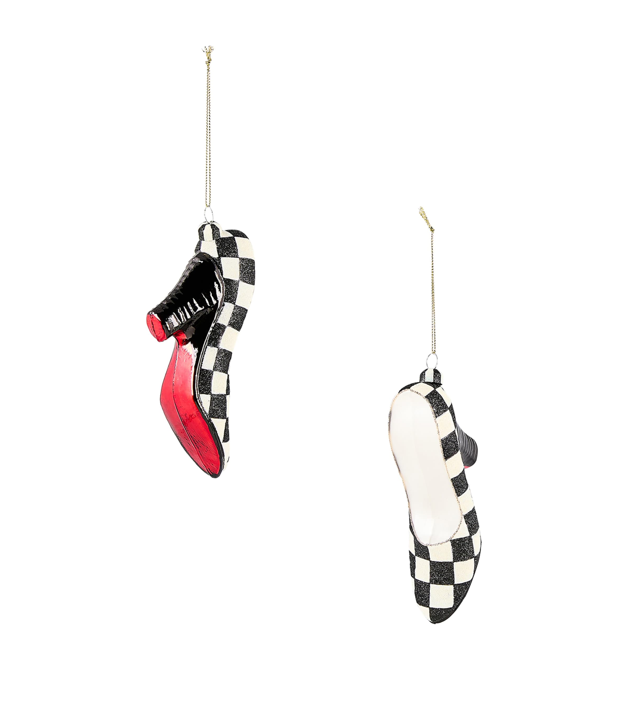 Mackenzie-childs Courtly High Heels Tree Decorations In Multi