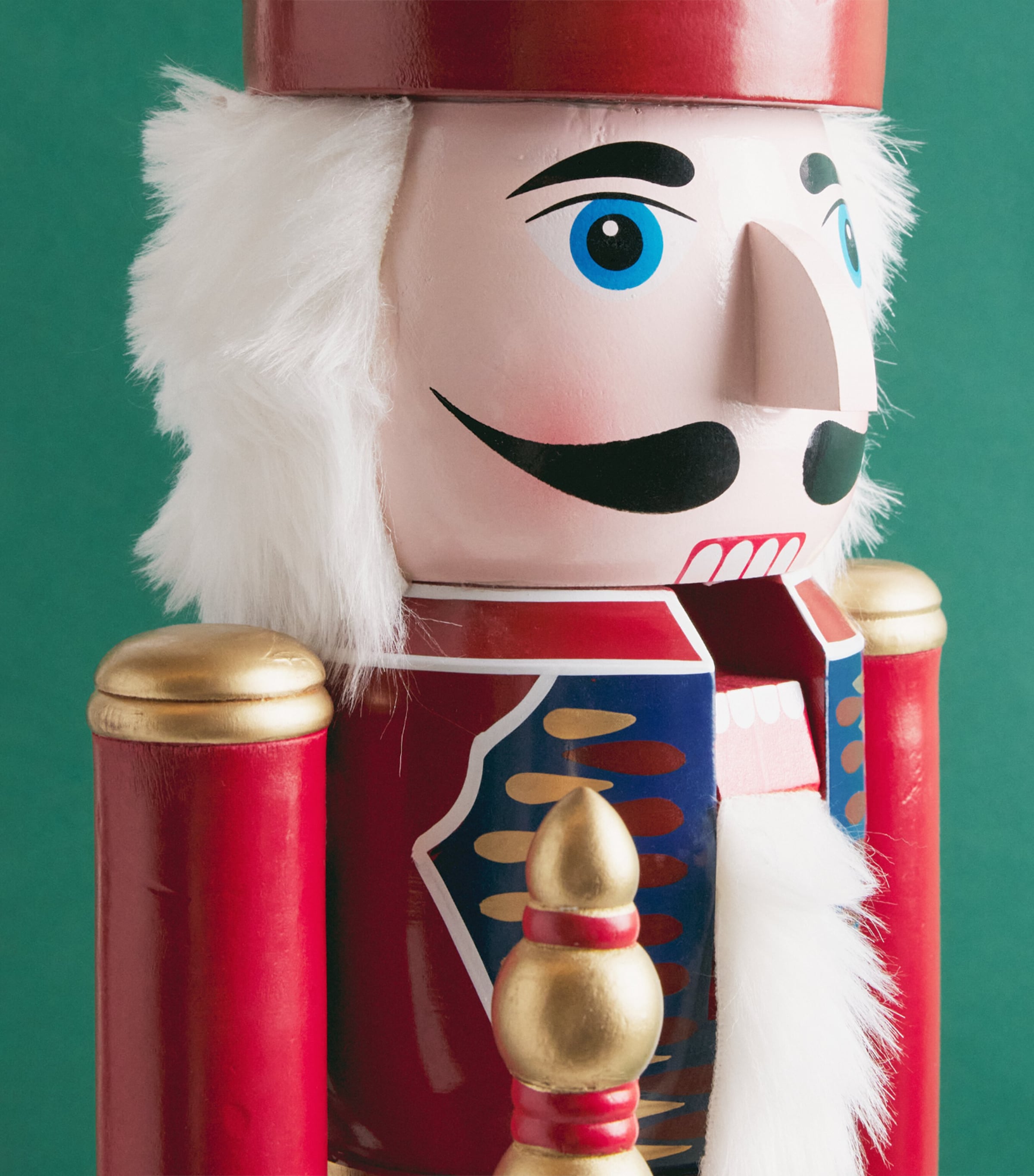 Harrods Nutcracker Figurine Ornament Red/colour(s) Image 2
