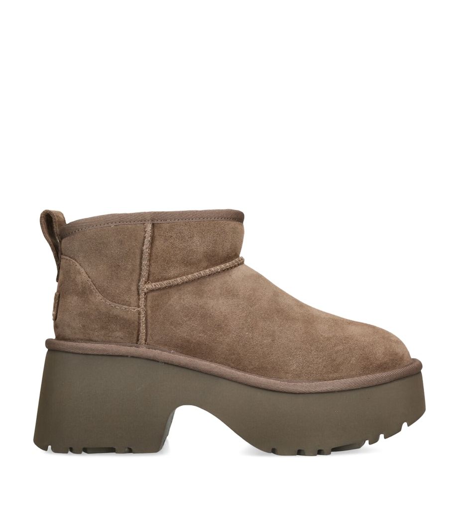 Suede Classic Ultra Mini New Heights Boots 70 DARK BROWN Image 1