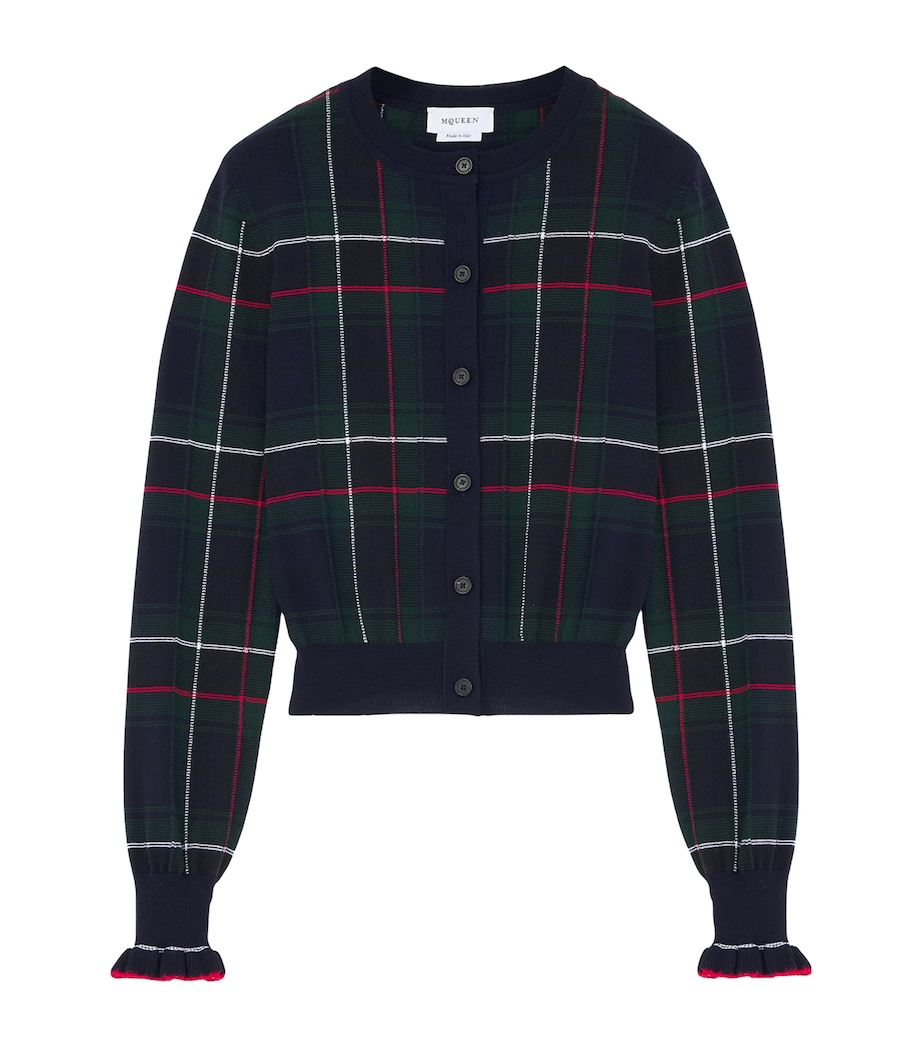 Wool Tartan Cardigan 4366 Image 1