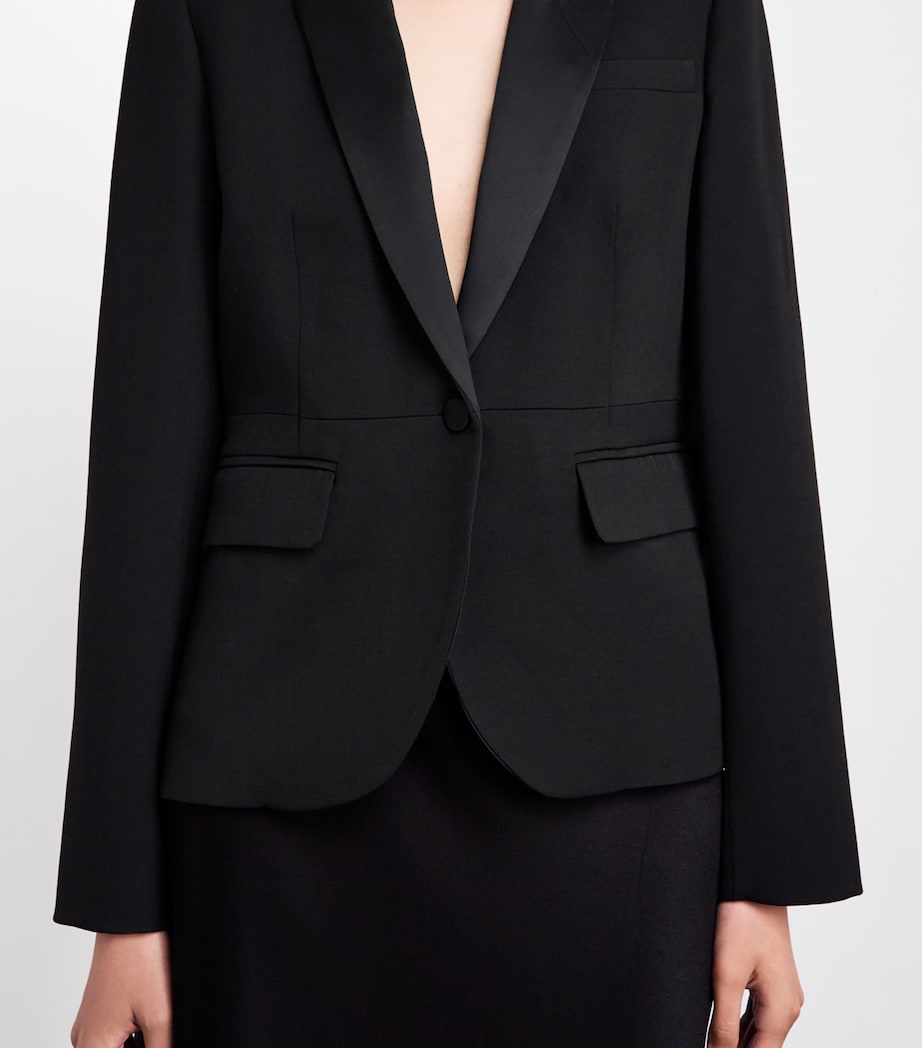 ME+EM Womens Slim Sharp Contour Blazer Black Image 3