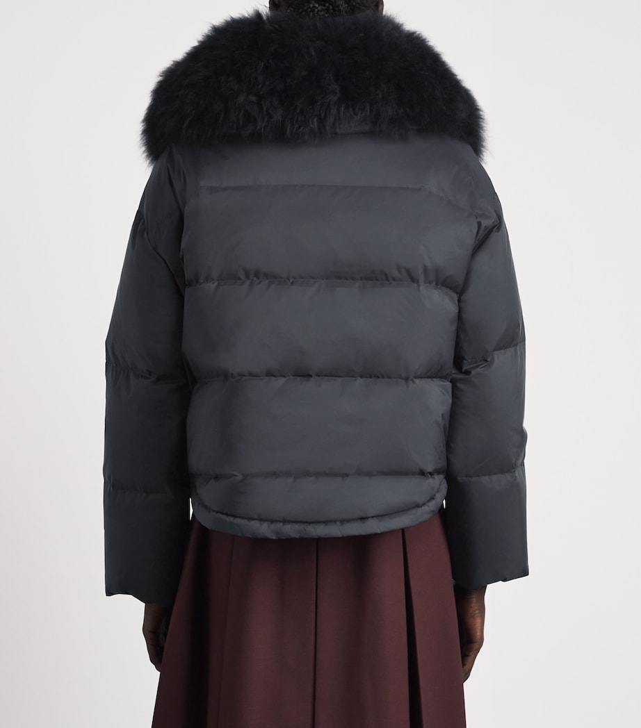 Yves Salomon Womens Down Technical Puffer Jacket Image 5