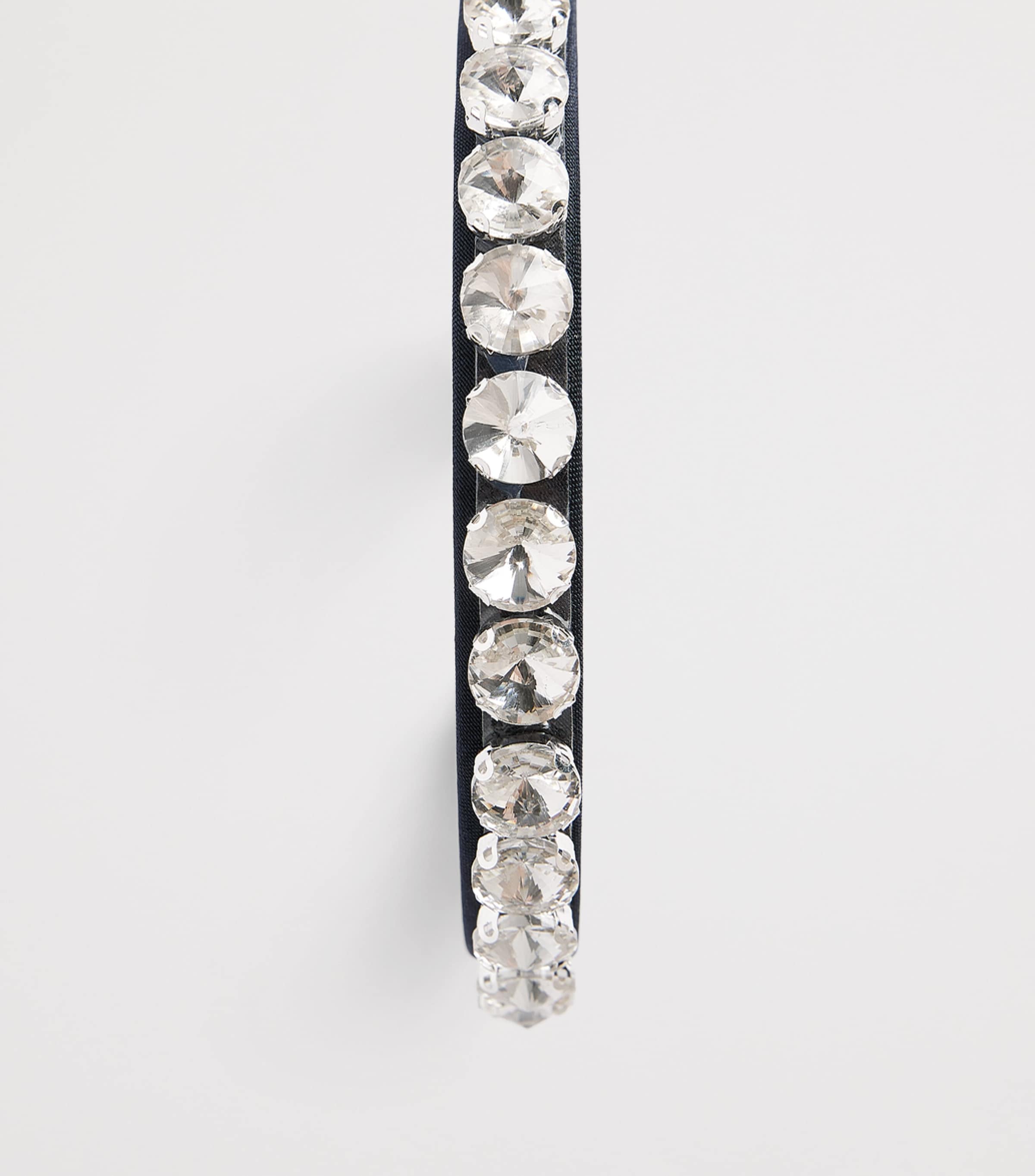 Mama Luma Crystal-Embellished Headband Navy Image 3