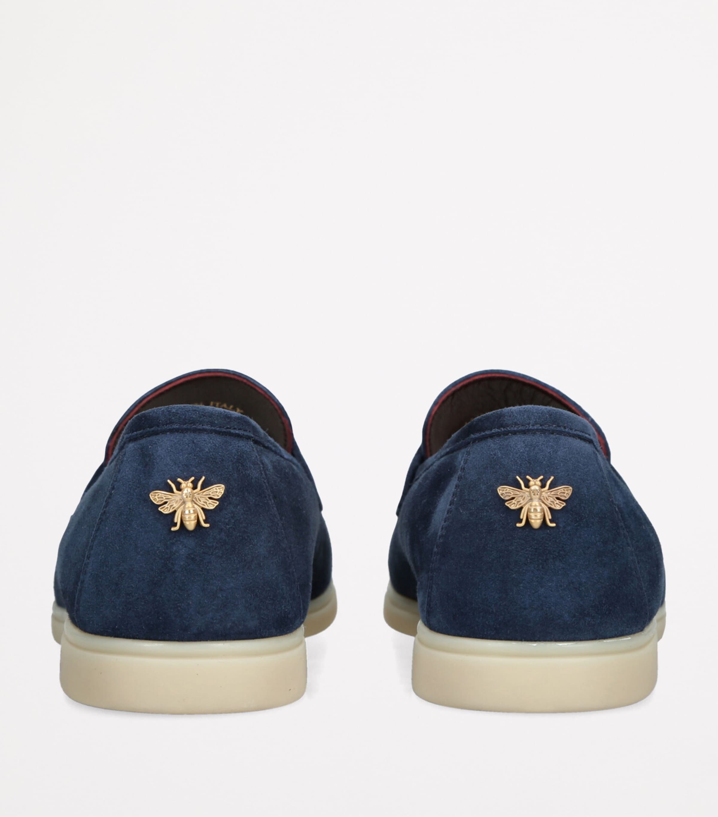 Bougeotte Suede Loisir Gommé Loafers Blue Image 2