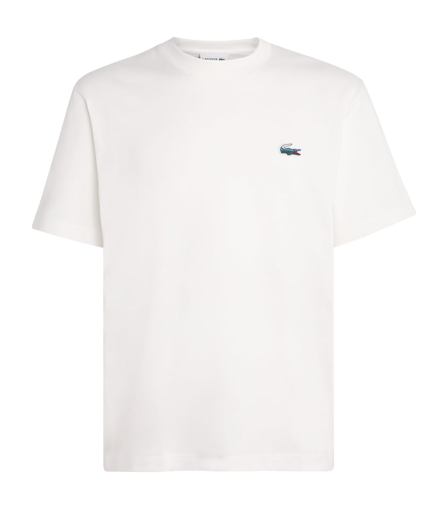 Cotton Logo T-Shirt WHITE Image 1
