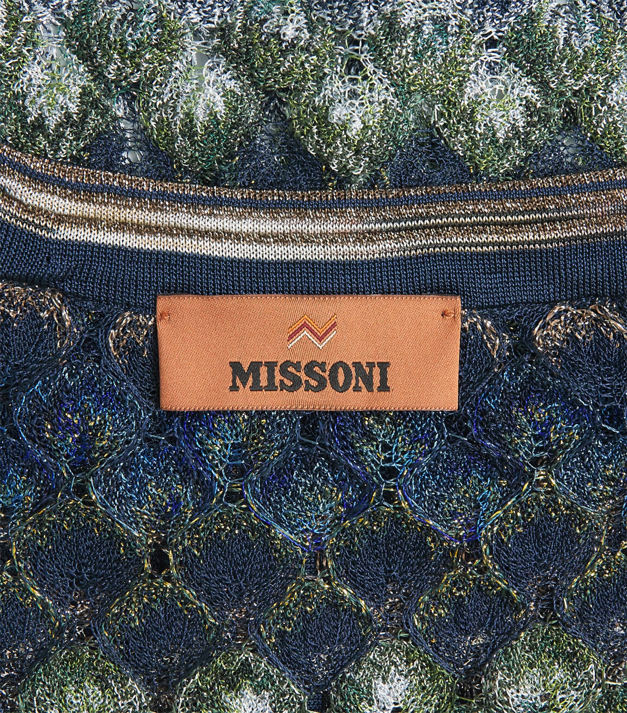 Missoni Womens Chevron Button Sweater Smspv Multi Drk Vrsn Image 6