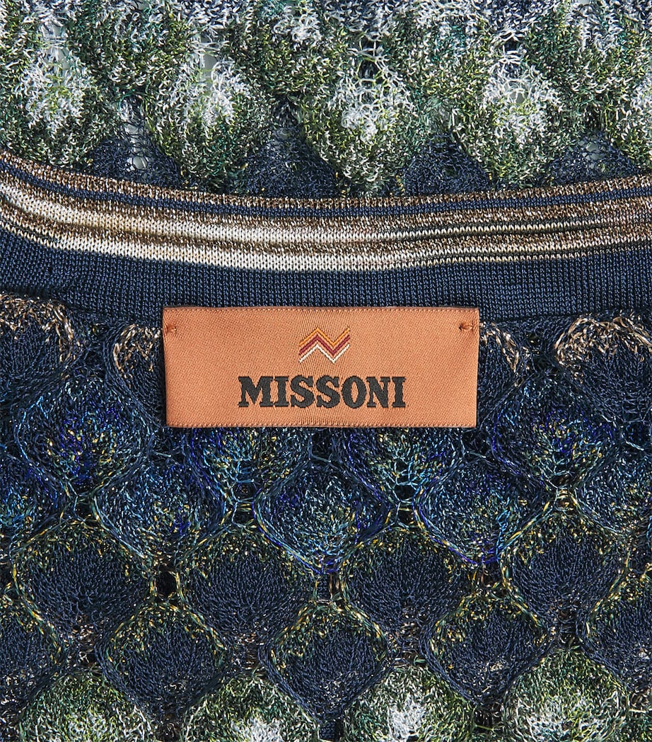 Missoni Womens Chevron Button Sweater Smspv Multi Drk Vrsn Image 6