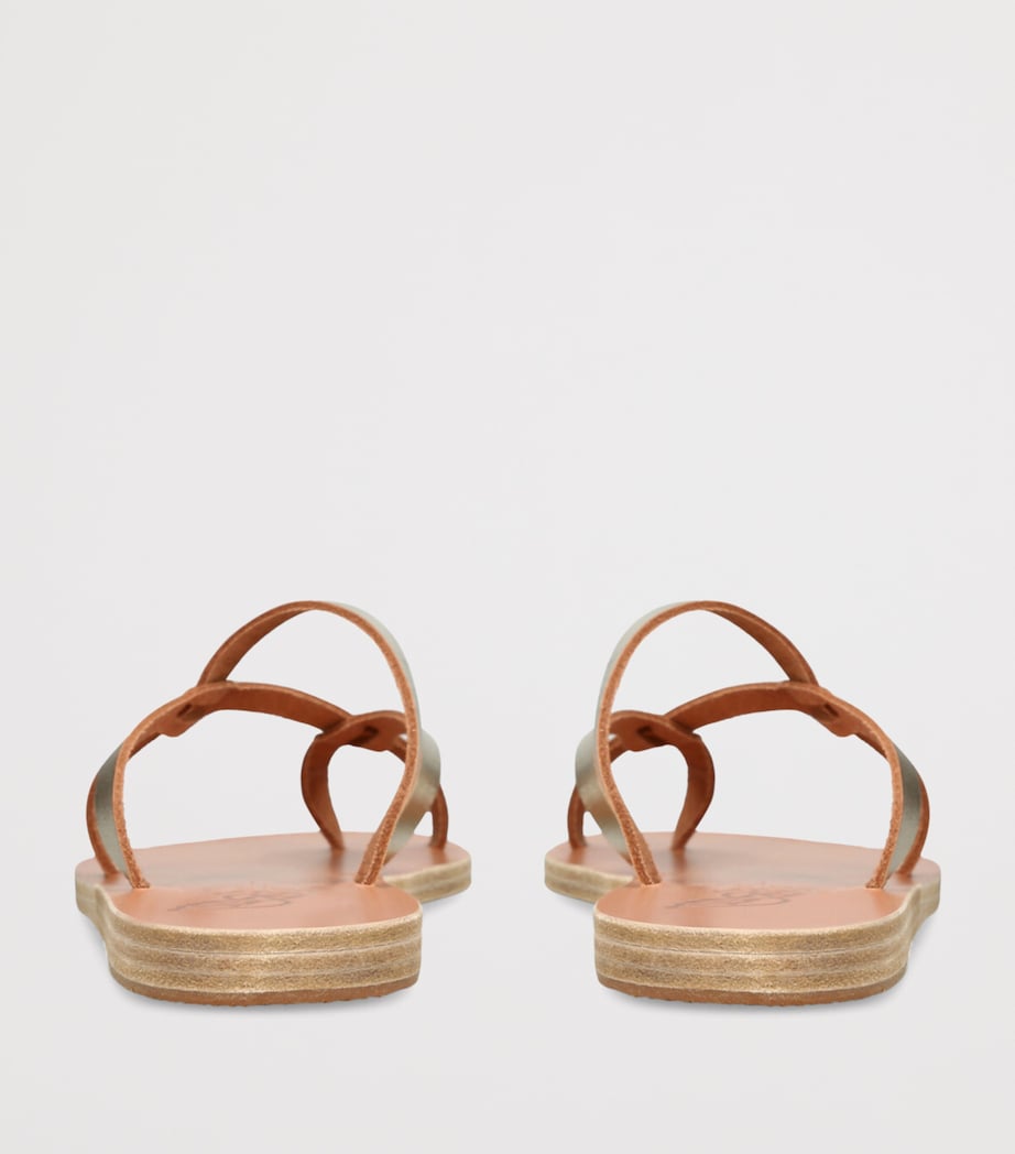Metallic Leather Armos Sandals GOLD Image 2
