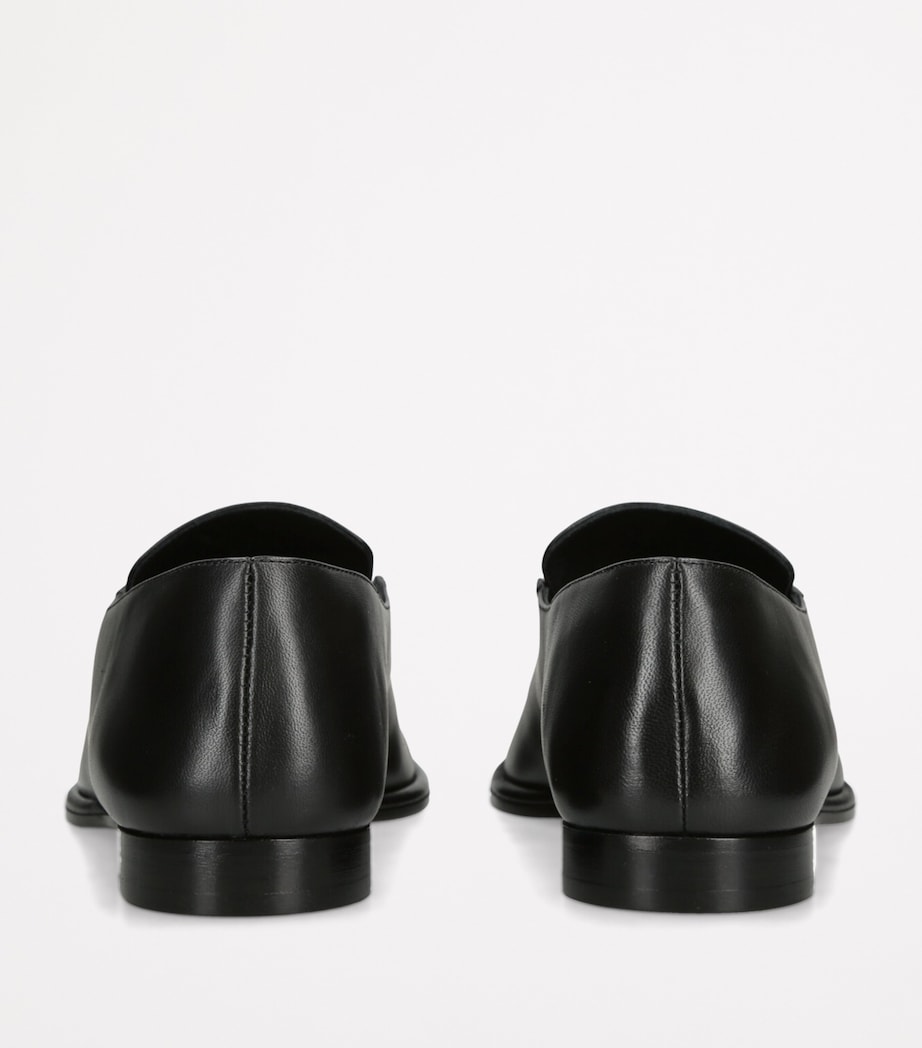 Leather Polaris Loafers BLACK Image 2
