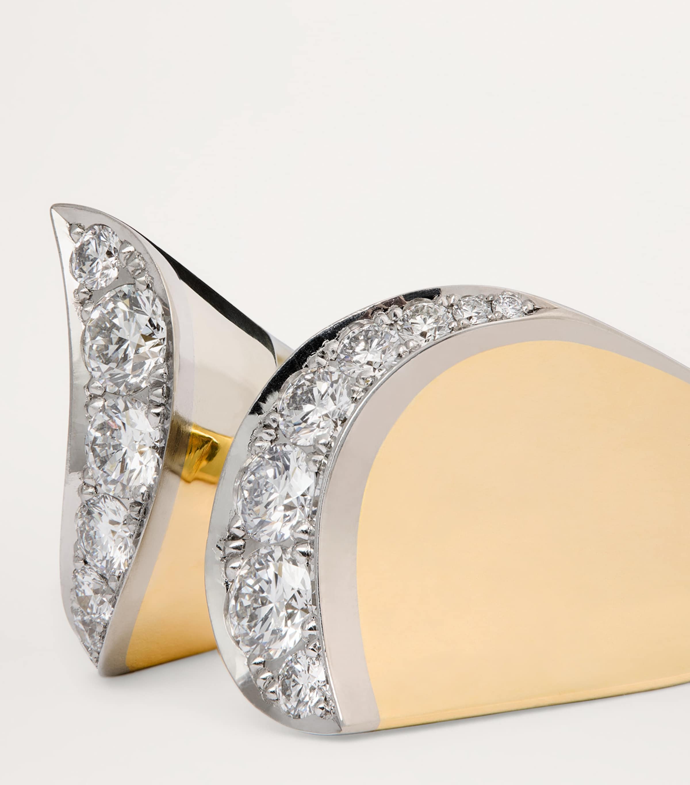 Yellow Gold and Diamond Margareta Ring YELLOW GOLD Image 6