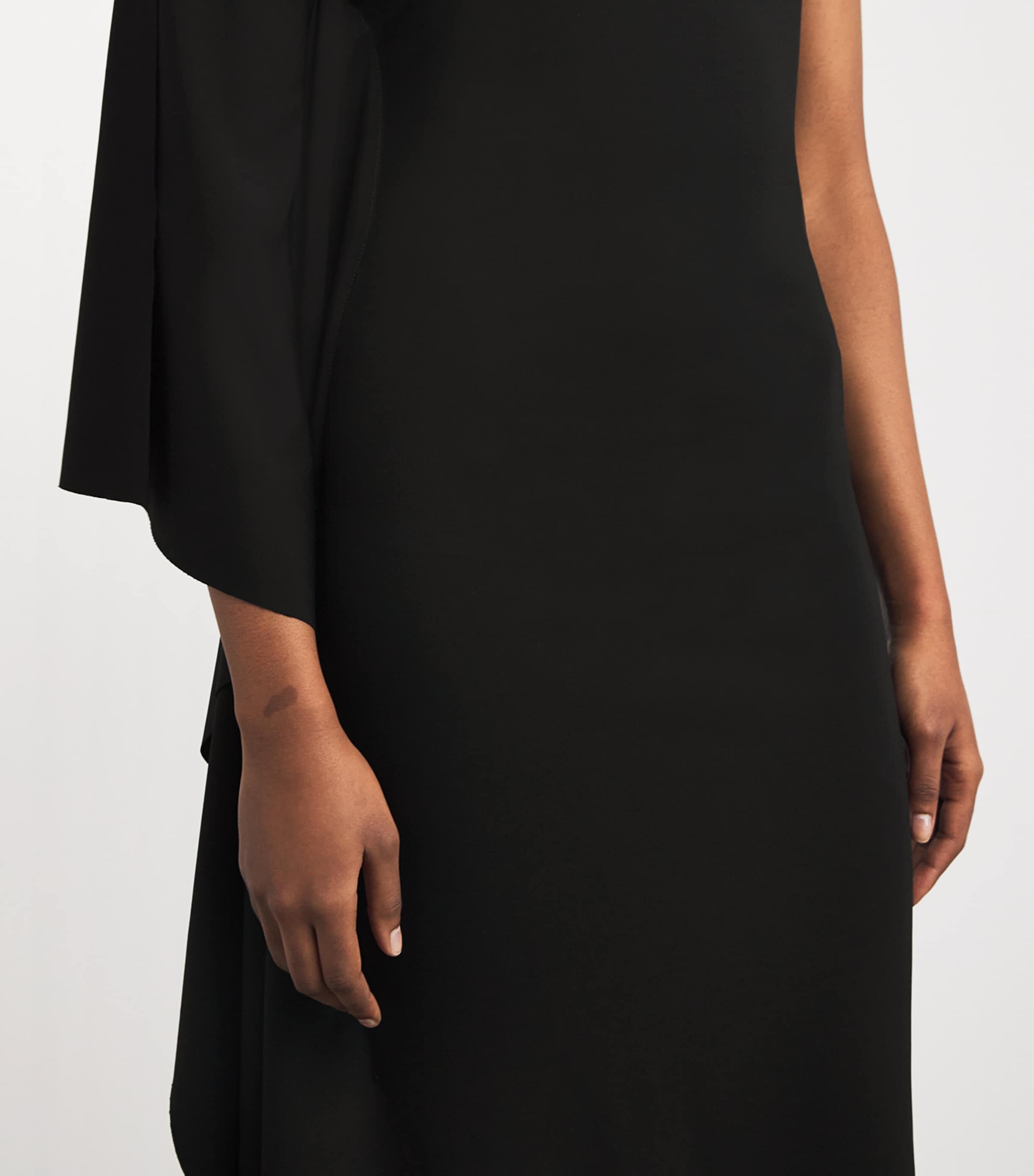 Sportmax Asymmetric Draped Maxi Dress | Harrods US