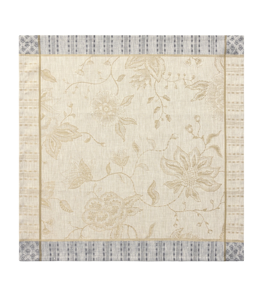Le Jacquard Français Linen Été Indien Napkin (55cm x 55cm) Beige Image 1
