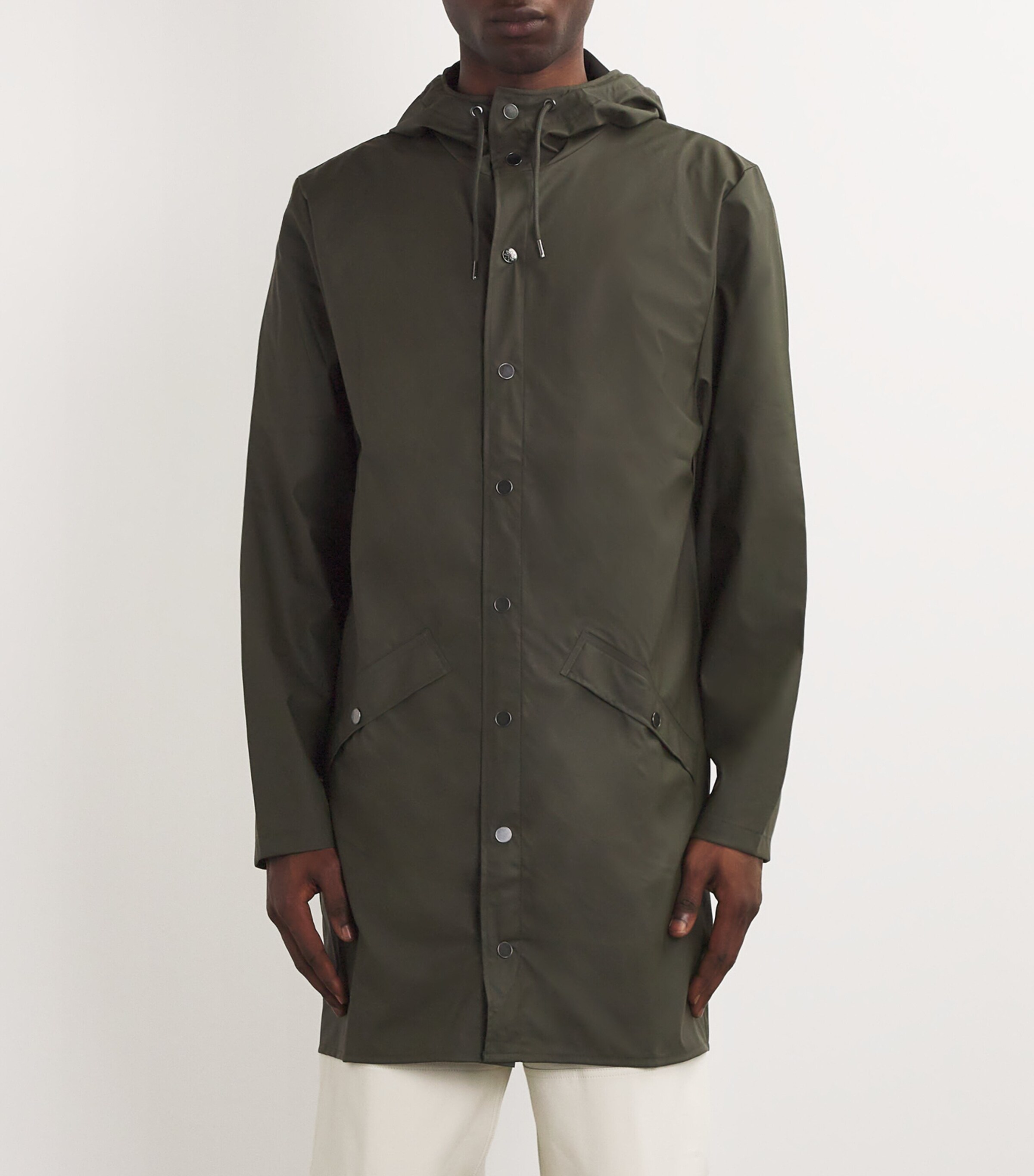 Core Longline Rain Jacket GREEN Image 3